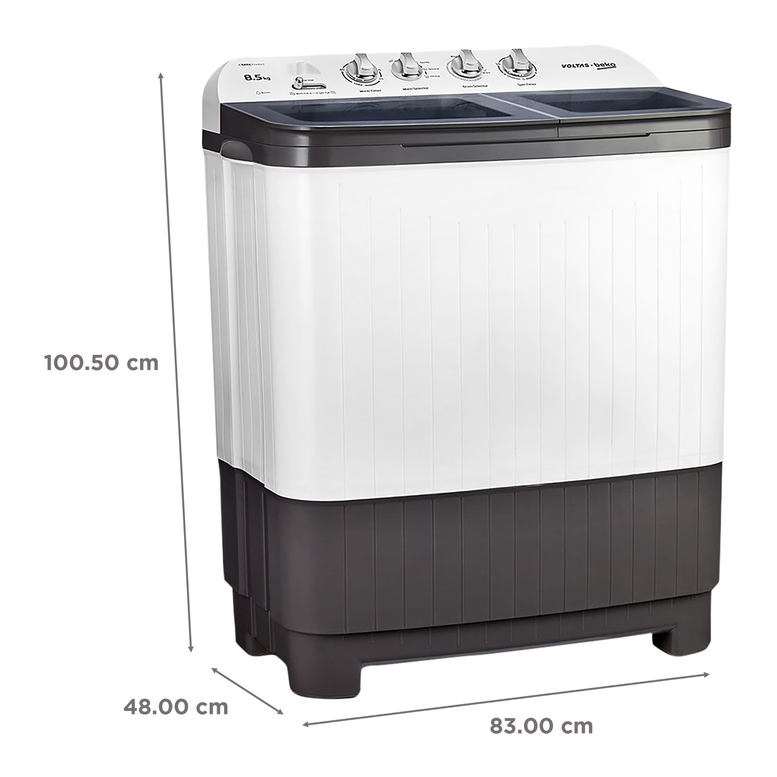 voltas washing machine 8.5 kg semi automatic