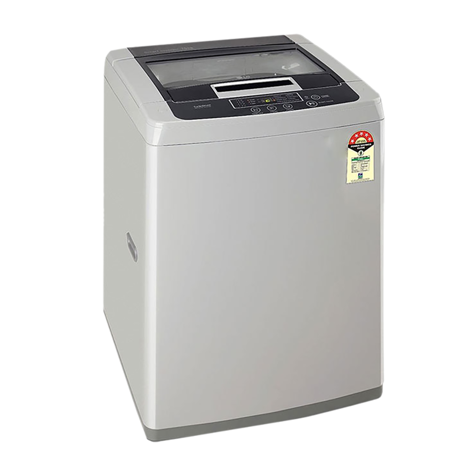 Buy LG 7.5 kg 5 Star Inverter Fully Automatic Top Load Washing Machine  (T75SKSF1Z.ASFQEIL, TurboDrum, Middle Free Silver) Online - Croma
