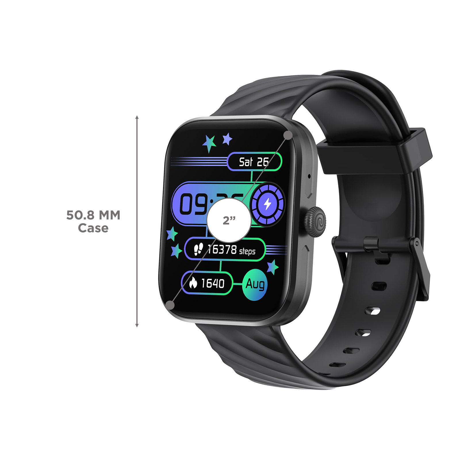 Buy noise ColorFit Spark Smartwatch with Bluetooth Calling (50.8mm TFT HD  Display, IP67 Water Resistant, Jet Black Strap) Online - Croma