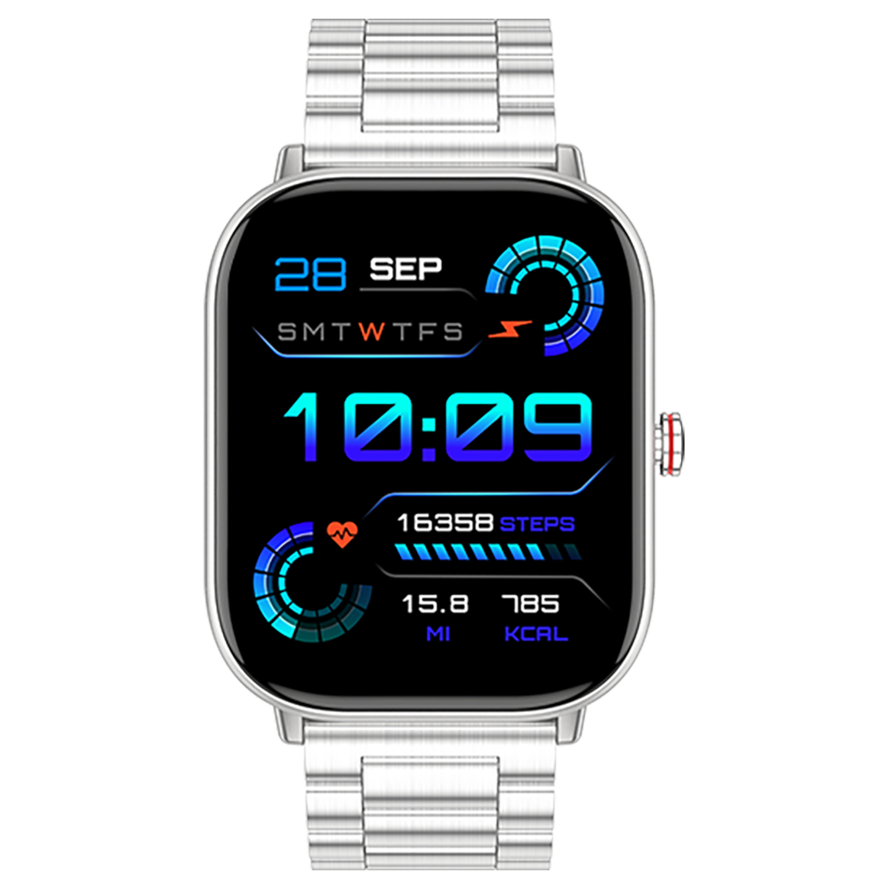 

FIRE-BOLTT Starlight Smartwatch with Bluetooth Calling (51mm TFT HD Display, IP68 Water Resistant, Silver Strap)