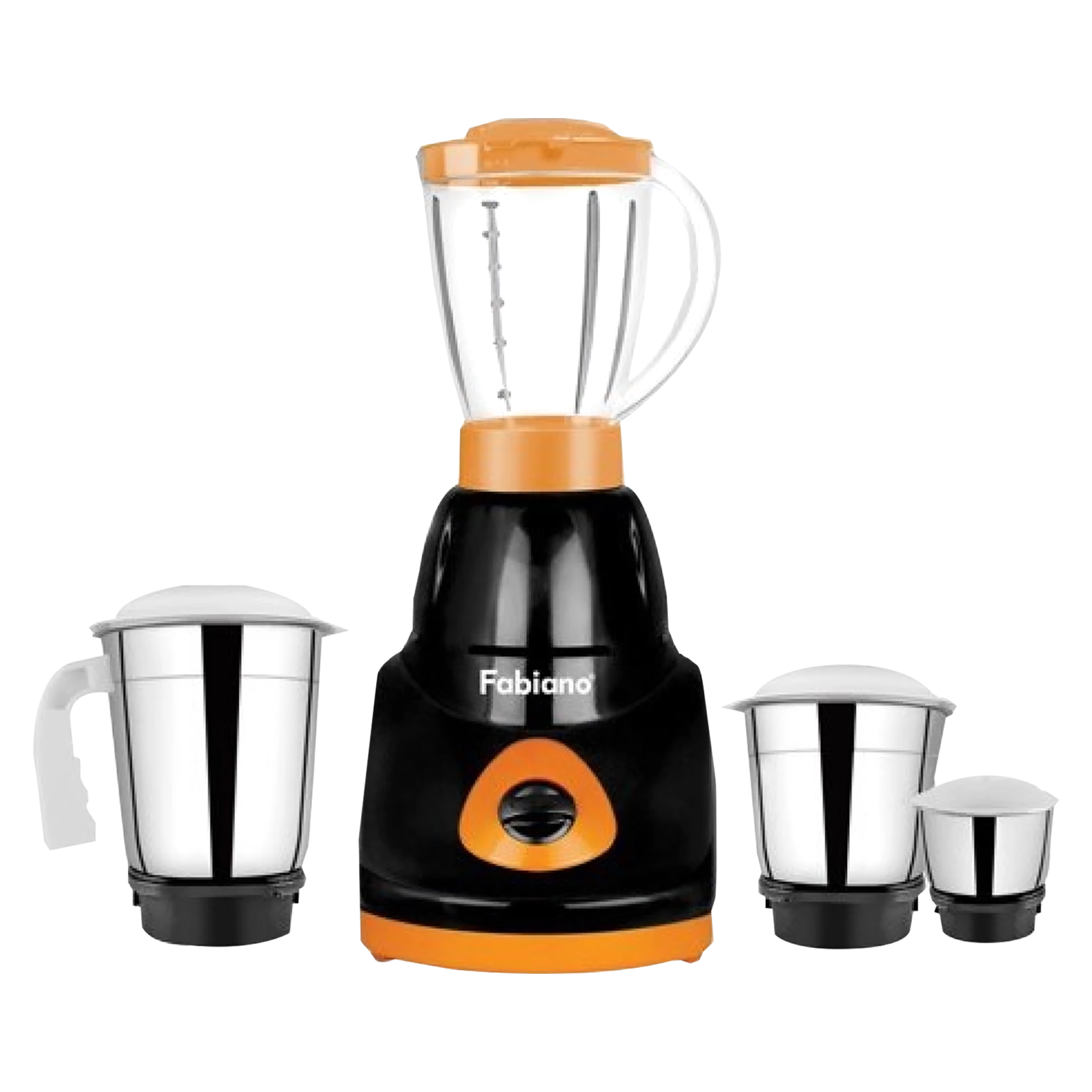 

Fabiano FAB-MG-SMART 750 Watt 4 Jars Mixer Grinder (Locking System, Black and Orange)