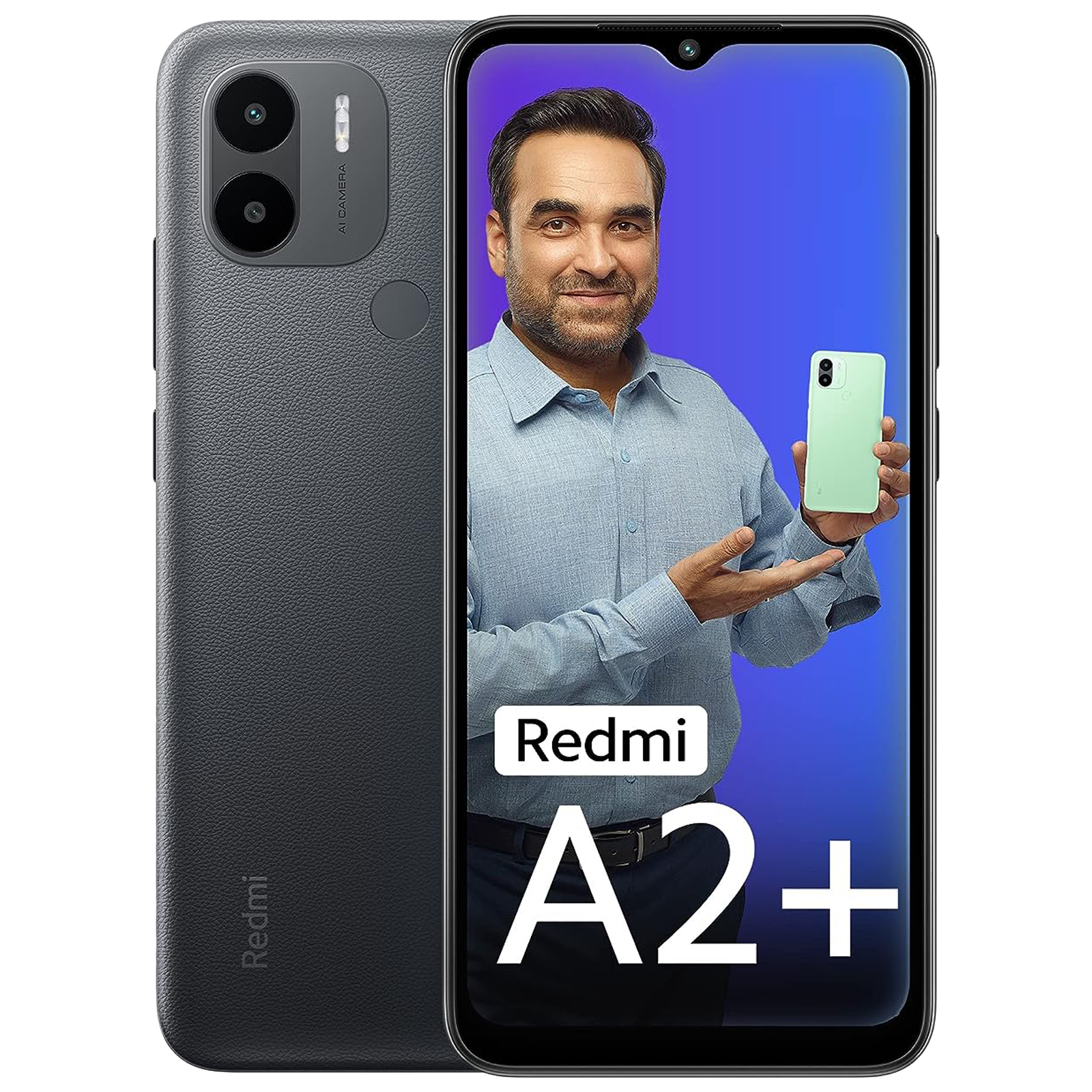 Redmi A2 Plus (4GB RAM, 128GB, Classic Black)