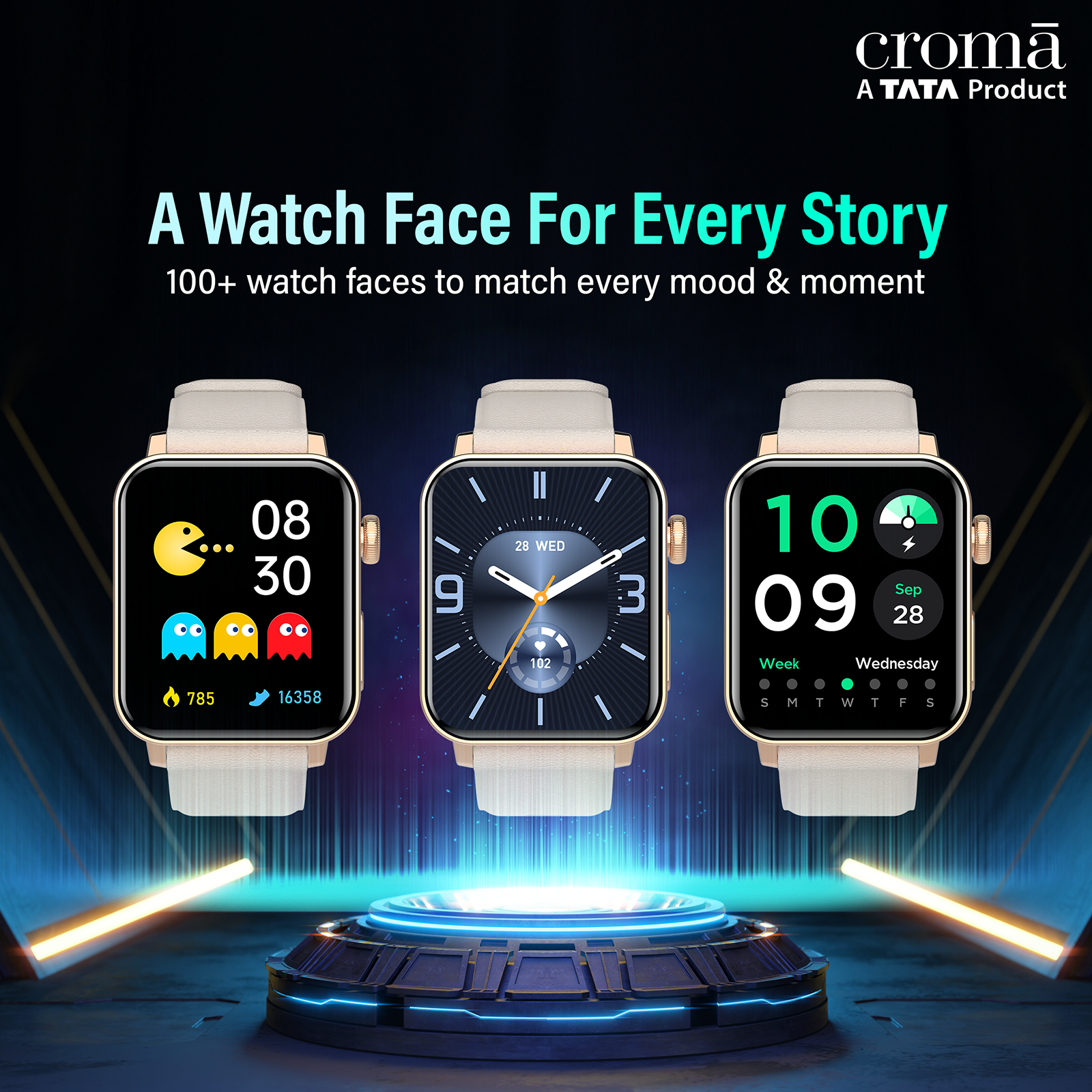 Croma Stride IC - Price in India, Specifications & Features | Smartwatches