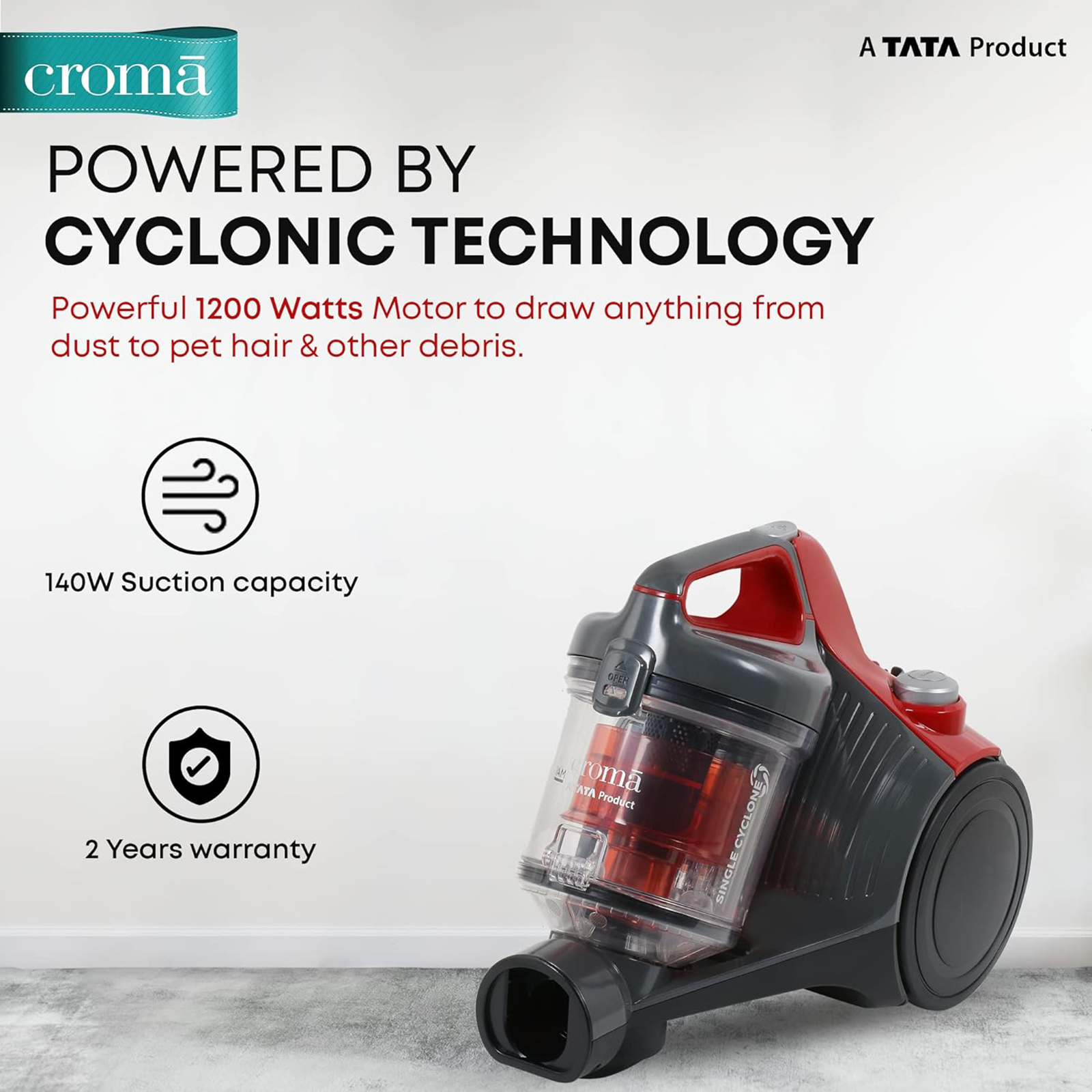 croma vacuum cleaner 1000w