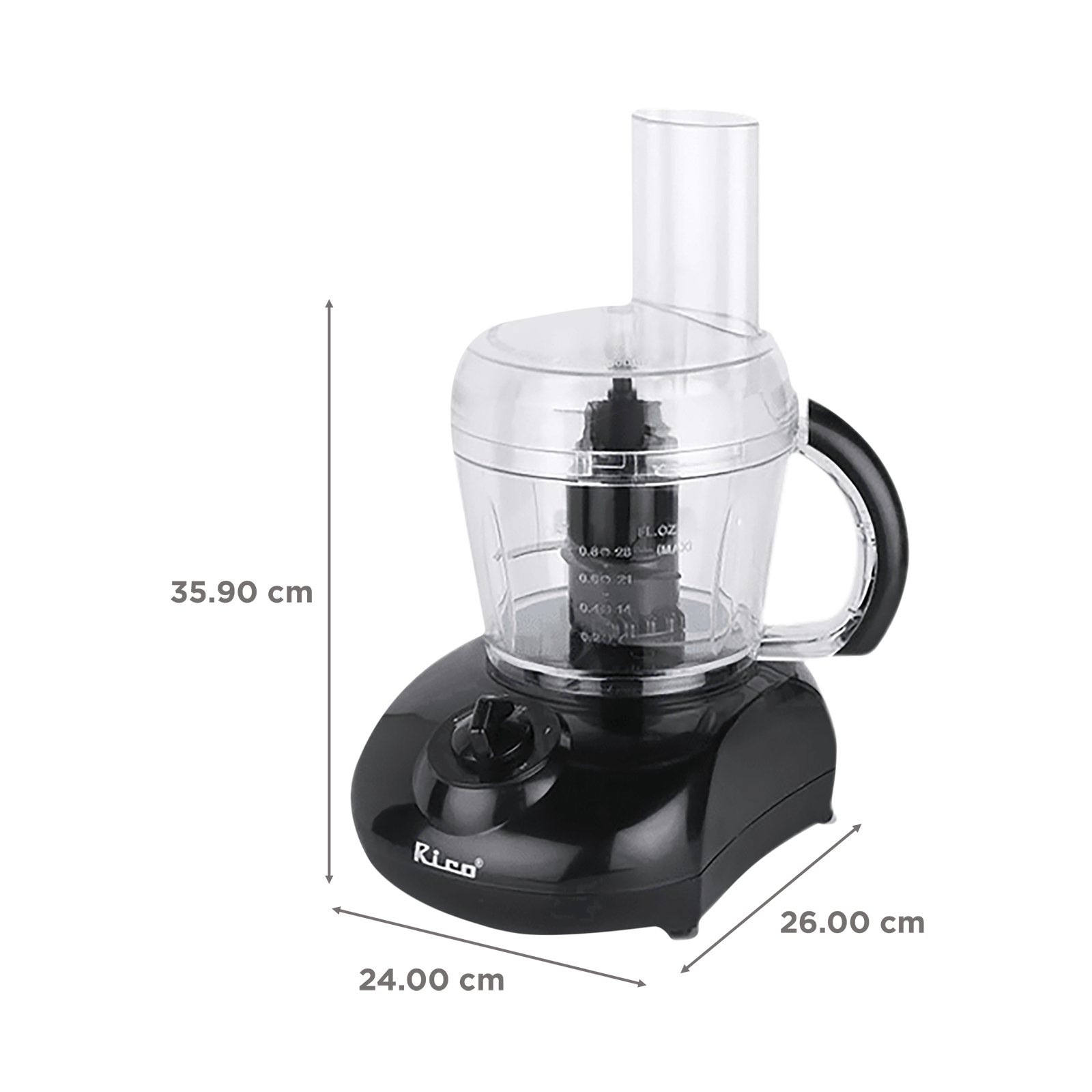 Buy Black+Decker 800 Watt Food Processor with 7 Blades (Black) Online -  Croma