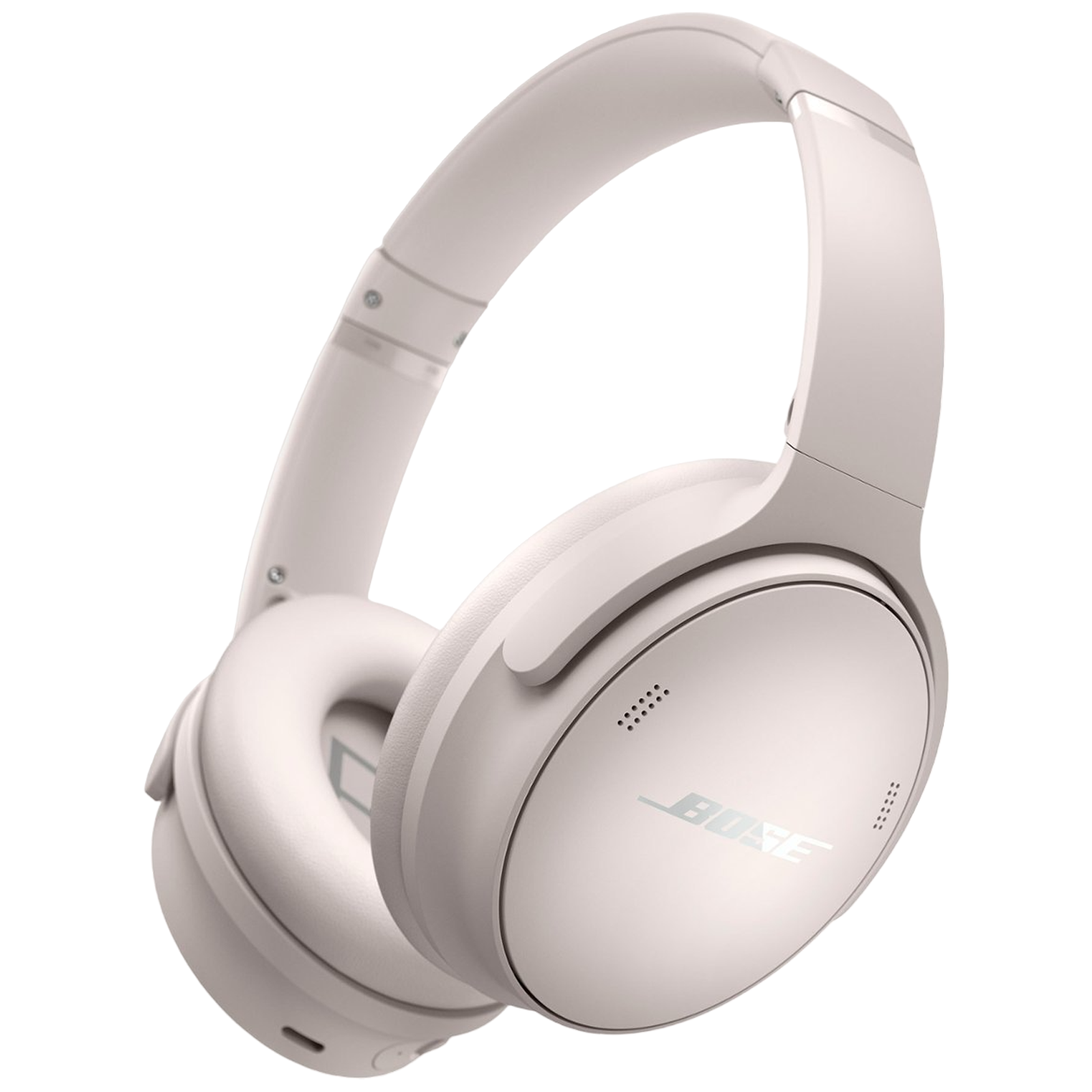 BOSE QuietComfort Bluetooth Headphone with Mic (Upto 24 Hours Playback, Over Ear, White Smoke)