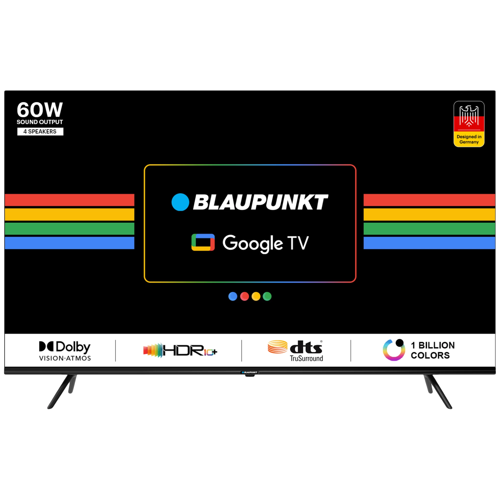 BLAUPUNKT CyberSound G2 139 cm (55 inch) LED 4K Ultra HD Google TV with Dolby Vision and Dolby Atmos (2023 model)