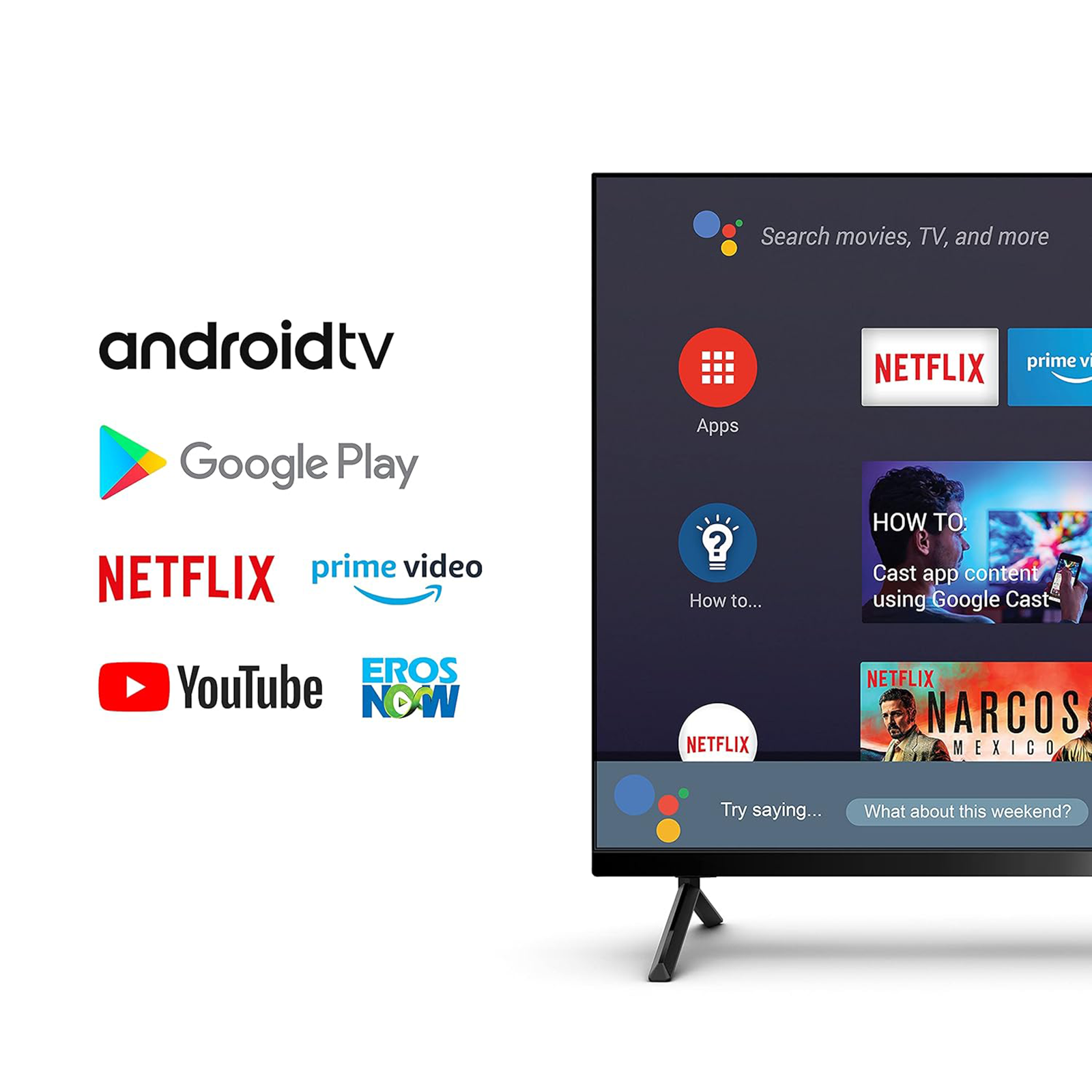 Android TV Philips LED Full HD 43 Serie 6900 Blanco