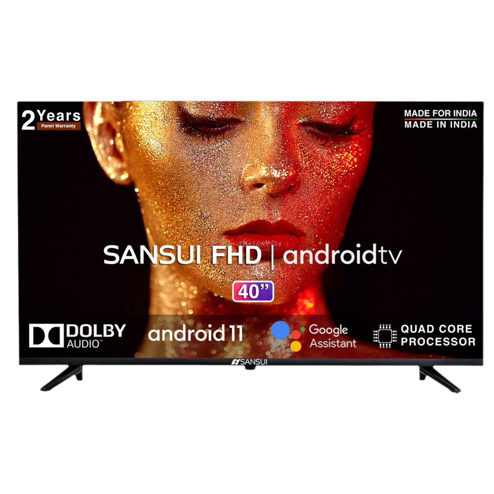 SANSUI 102 cm (40 inch) Full HD Smart Android TV with Dolby Audio (2021 model)