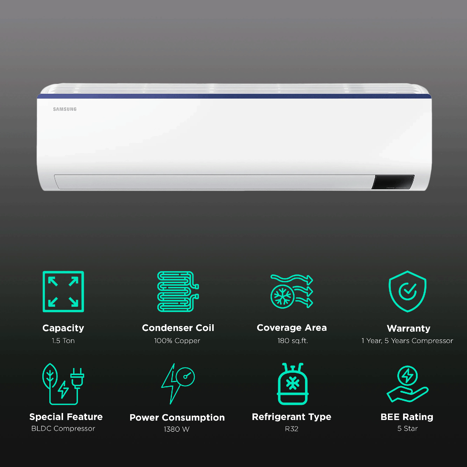 samsung ac ar18bynzaur