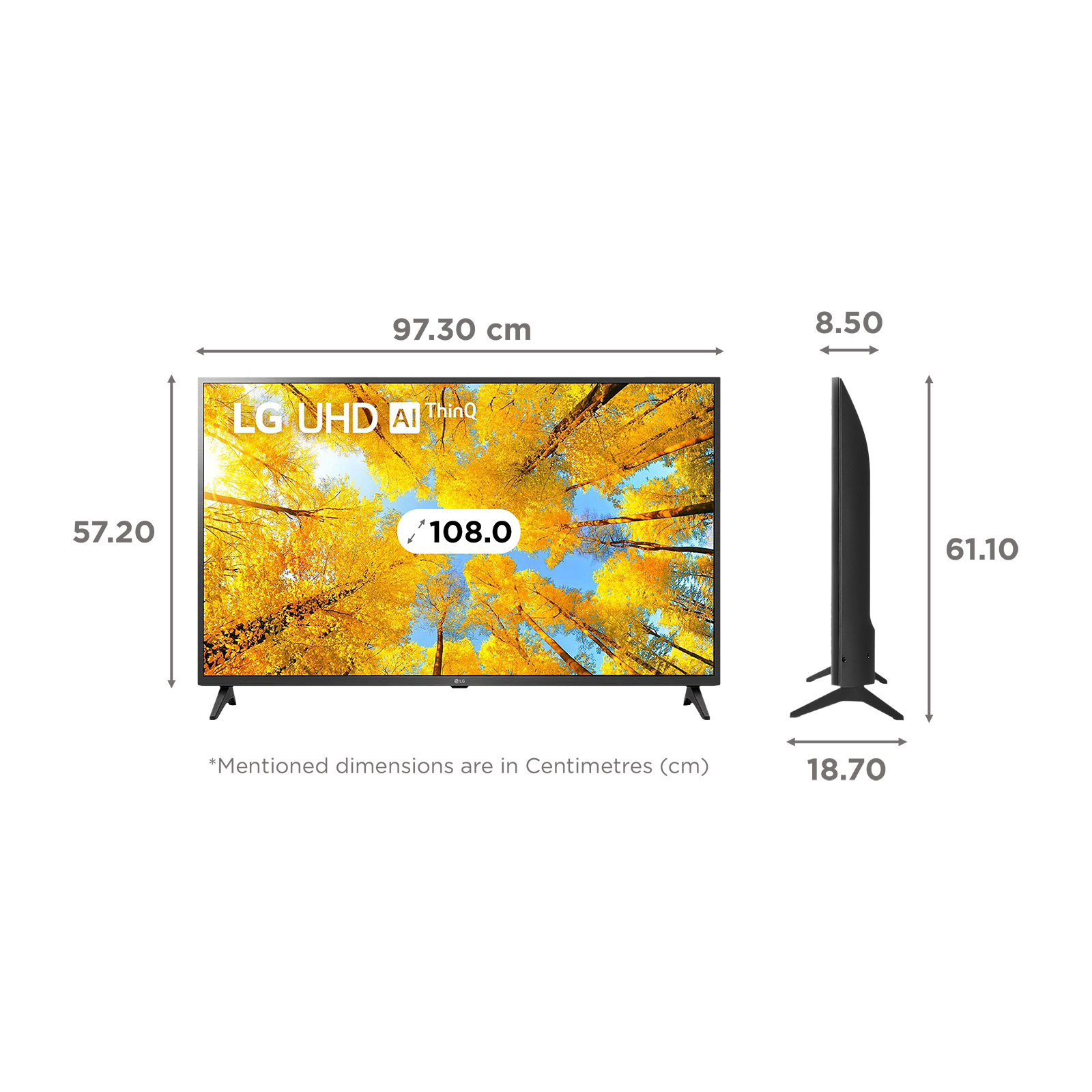 TV LG UHD 4K 43” - UN73