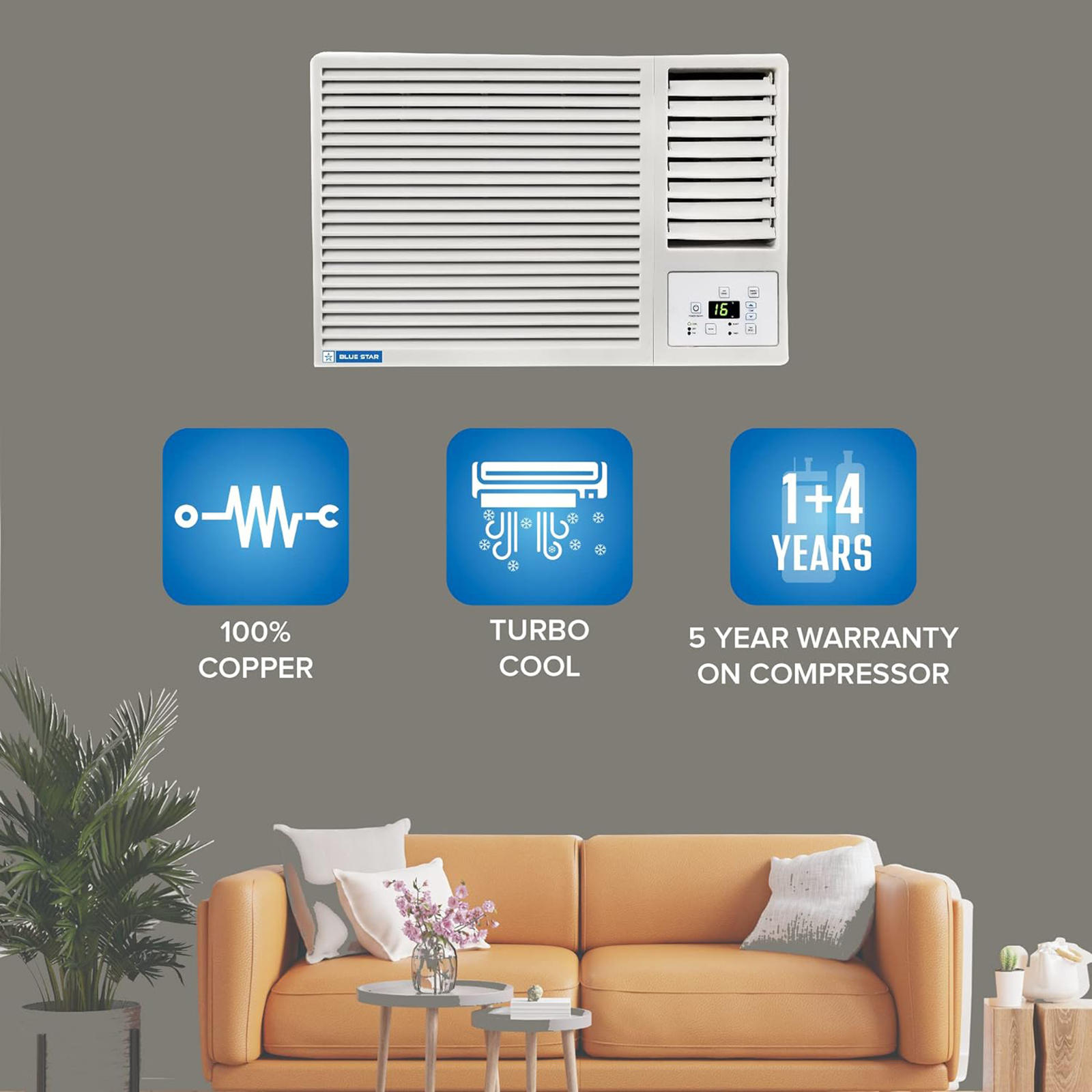 blue star 0.75 ton split ac price