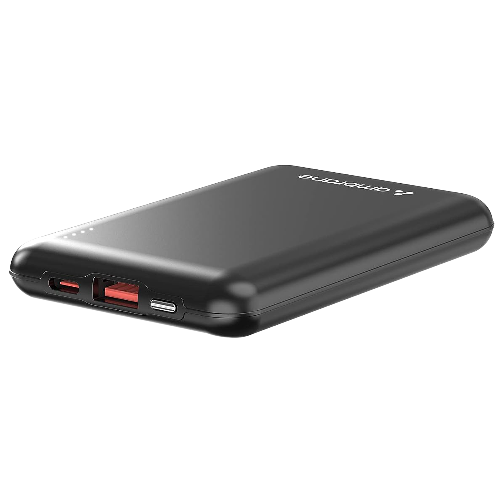 

ambrane Powerlit 10000 mAh 22.5W Fast Charging Power Bank (1 Type A and 1 Type C Ports, Dual BoostedSpeed Output, Black)