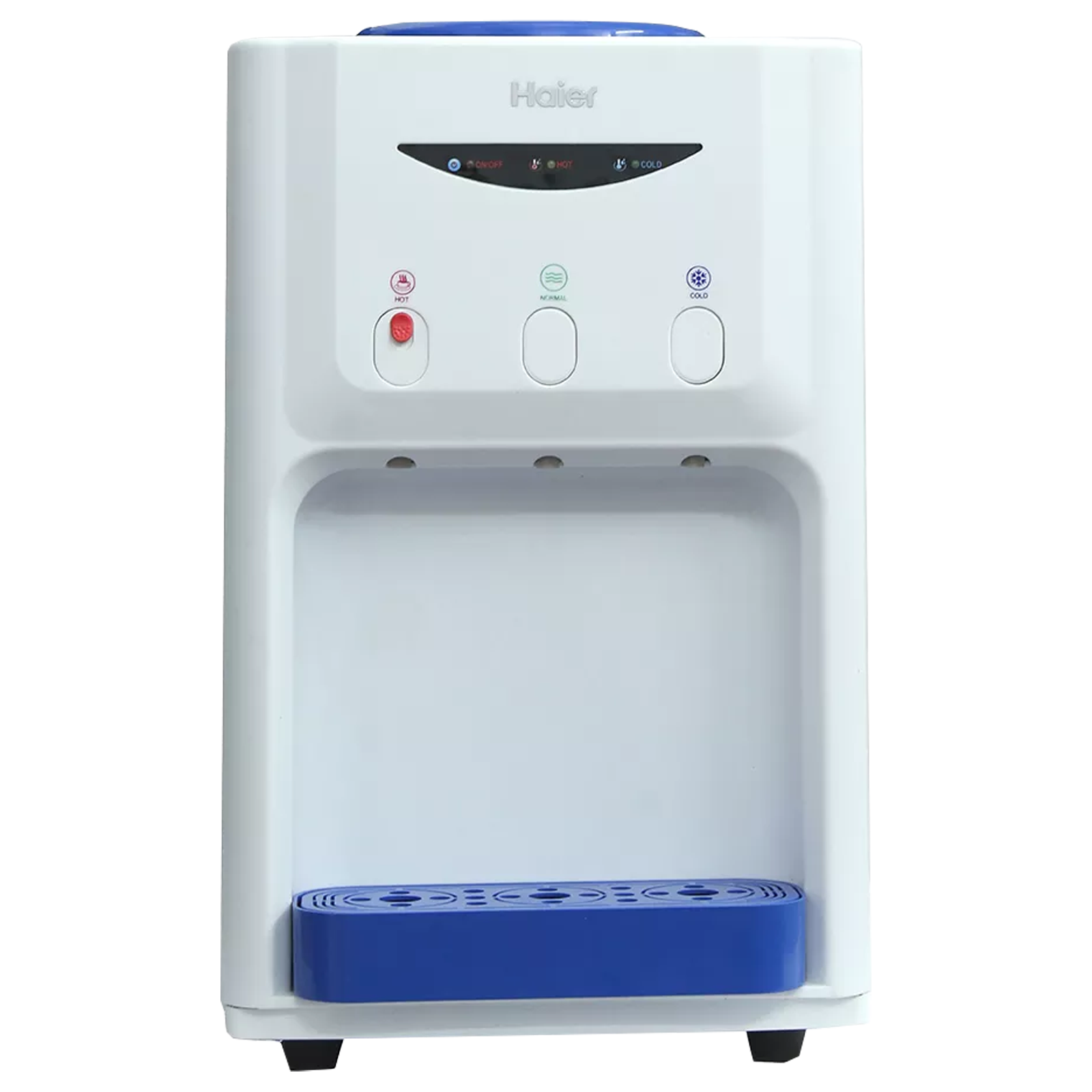 Haier HWD-3WTT Hot, Cold and Normal Top Load Water Dispenser with Tropicalized Compressor (White)