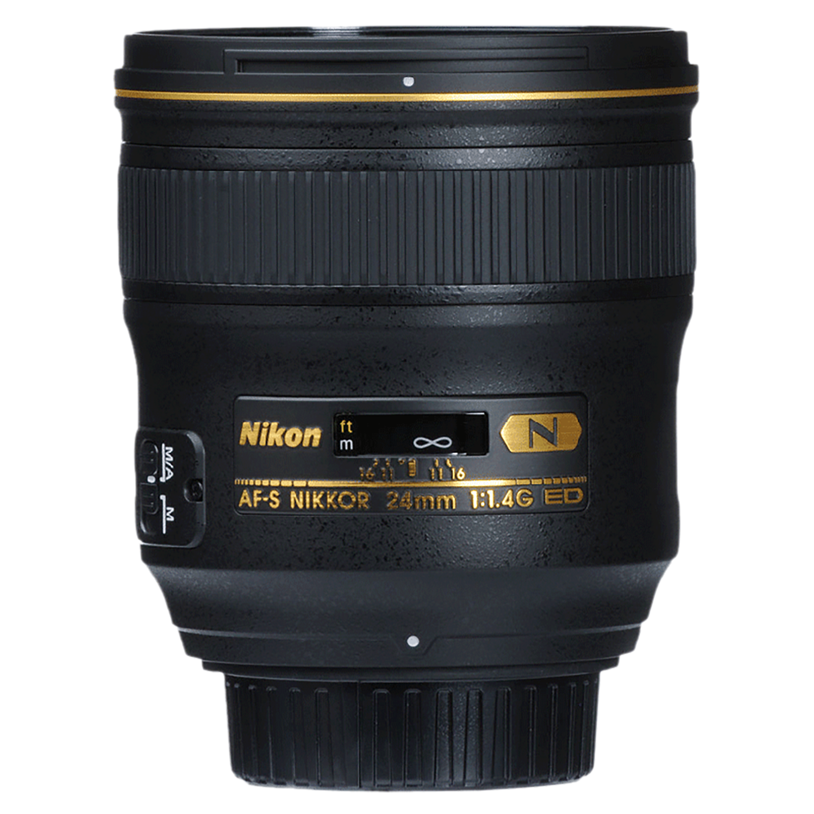 

Nikon AF-S NIKKOR 24mm f/1.4 - f/16 Wide-Angle Prime Lens for Nikon F Mount (Autofocus), Black