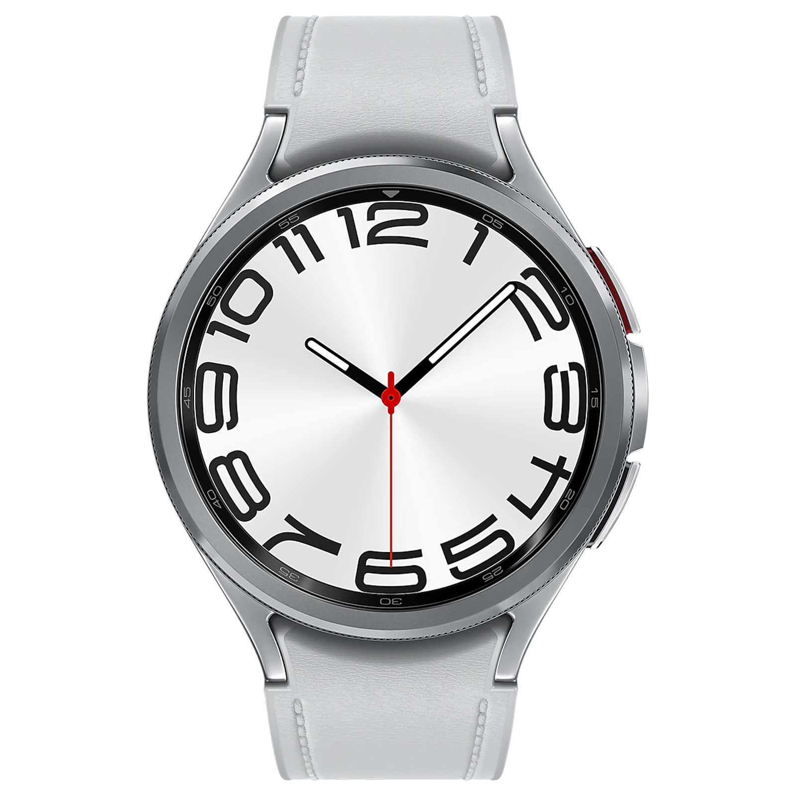 

SAMSUNG Galaxy Watch6 Classic Smartwatch with Bluetooth Calling (47mm Super AMOLED Display, IP68 Water Resistant, Silver Strap)