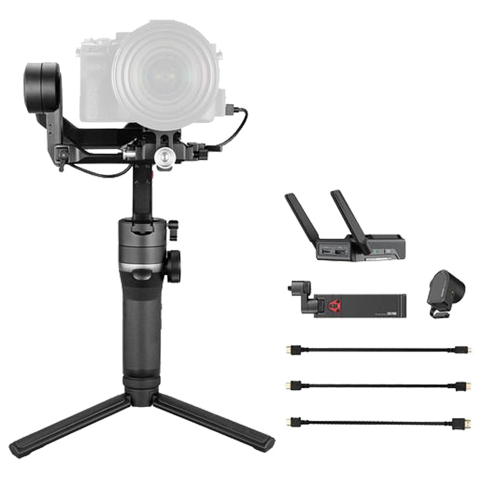 Zhiyun Weebill-S Image Transmission Pro 3-Axis Gimble for Camera (ViaTouch 2.0 Control System, Black)