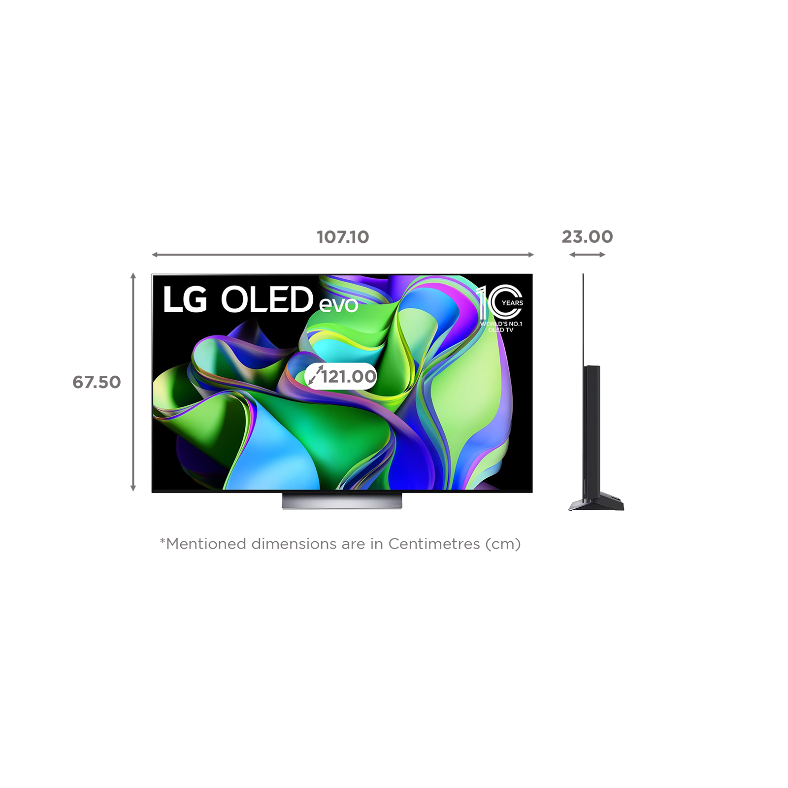 Buy LG 121 cm (48 inch) 4K OLED Smart TV OLED48C3X at Reliance Digital