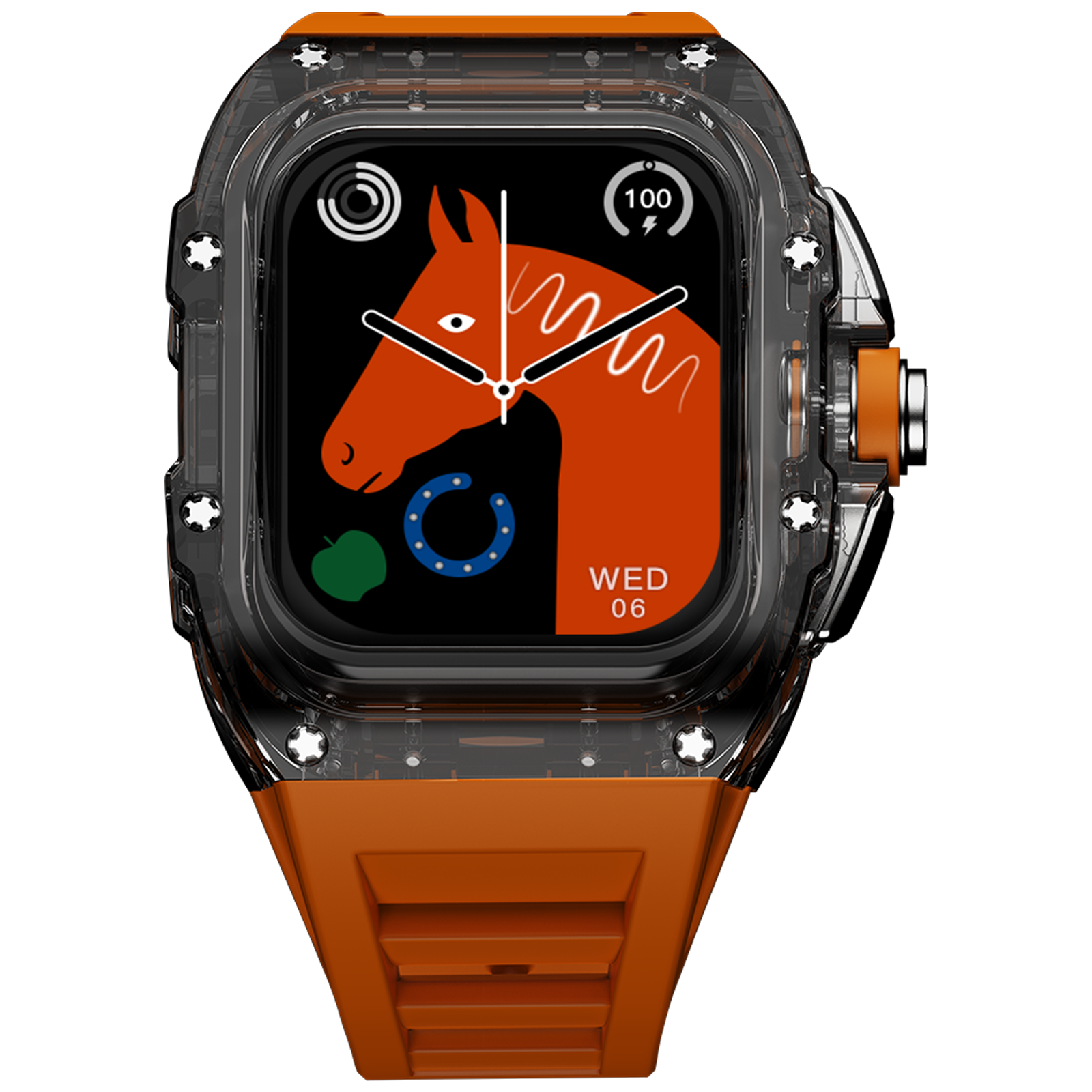

FIRE-BOLTT Diablo Smartwatch with Bluetooth Calling (49.5mm Always On Display, IP68 Water Resistant, Orange Strap)