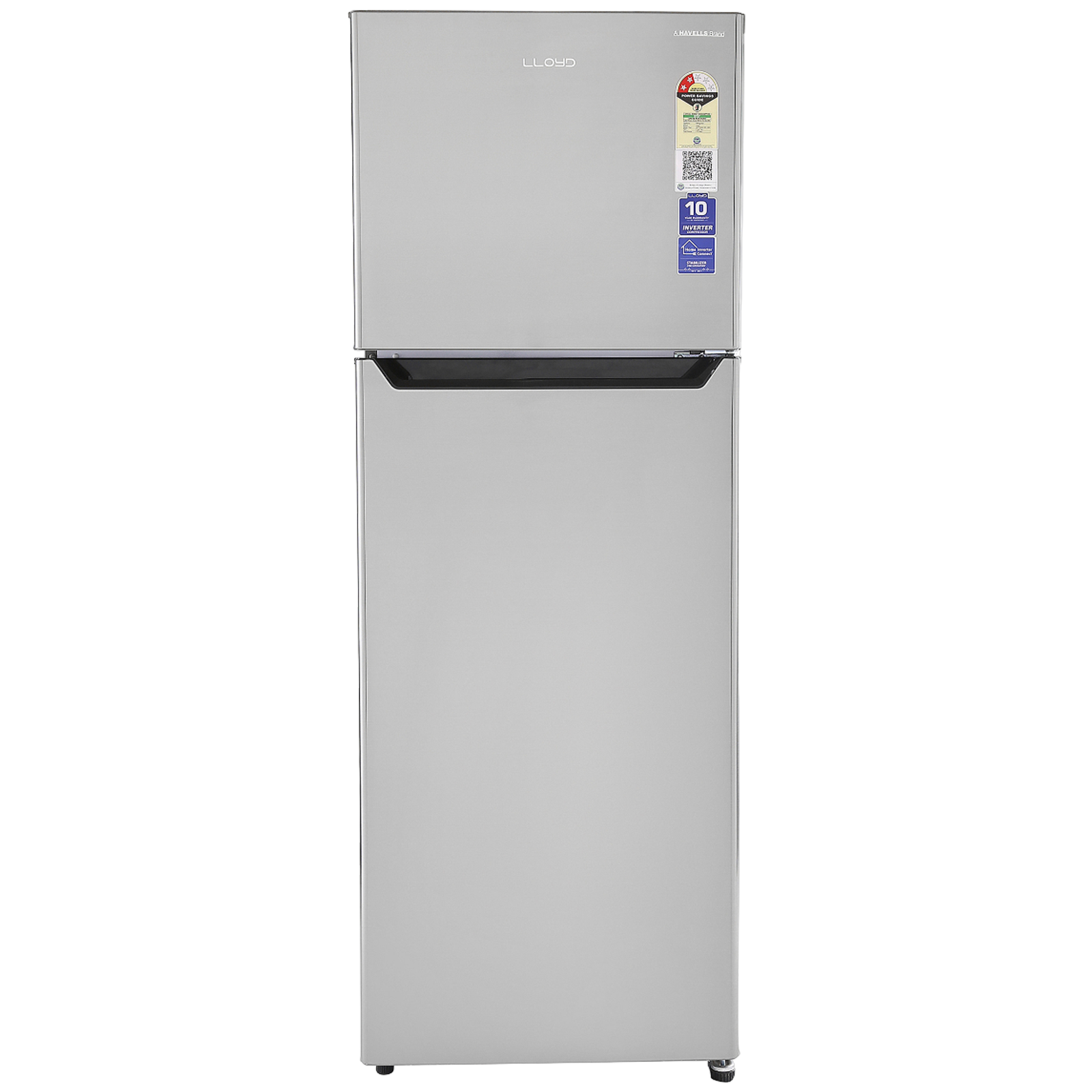 

LLOYD 280 Litres 2 Star Frost Free Double Door Refrigerator with Ten Vent Technology (GLFF312AGST1GC, Graphite Steel)