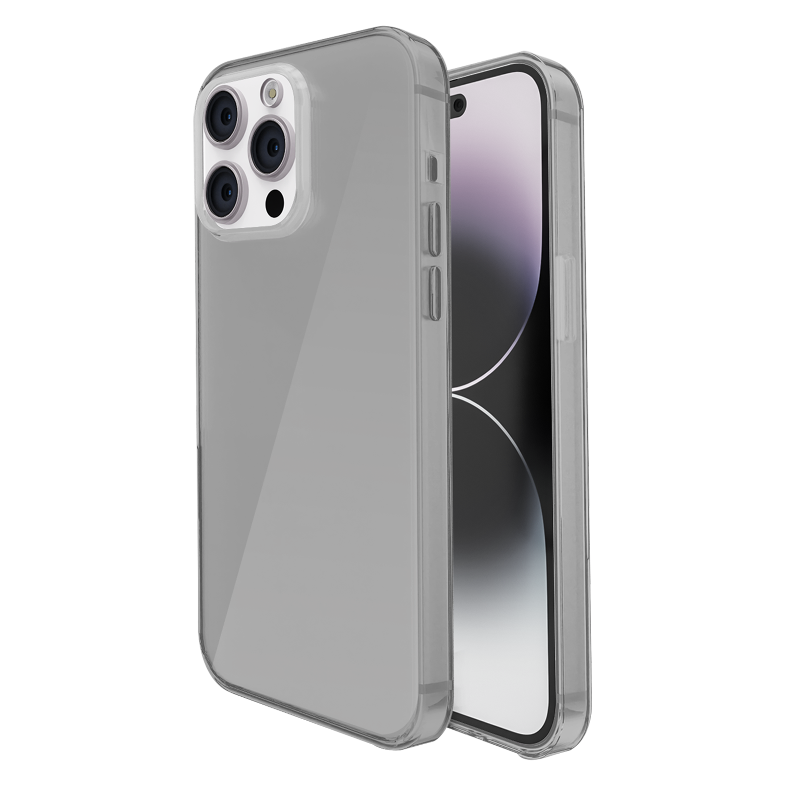 

GRIPP Neo Hard TPU & Polycarbonate Back Cover for Apple iPhone 15 Pro (Anti-Yellowing Coating, Smoke)