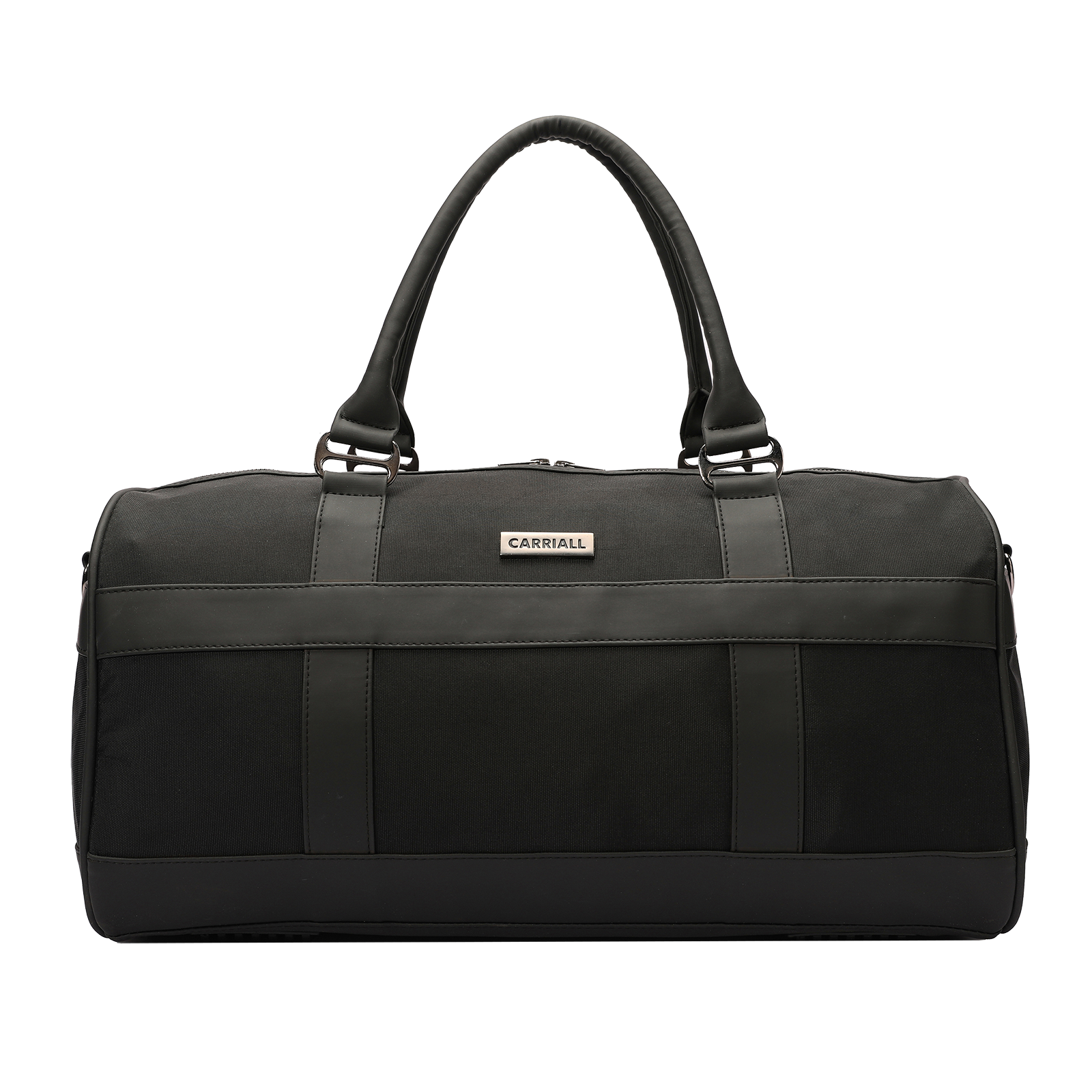 Carriall Eclat Water Resistant Fabric Duffle Bag (Detachable Strap, CADBECS01, Black)