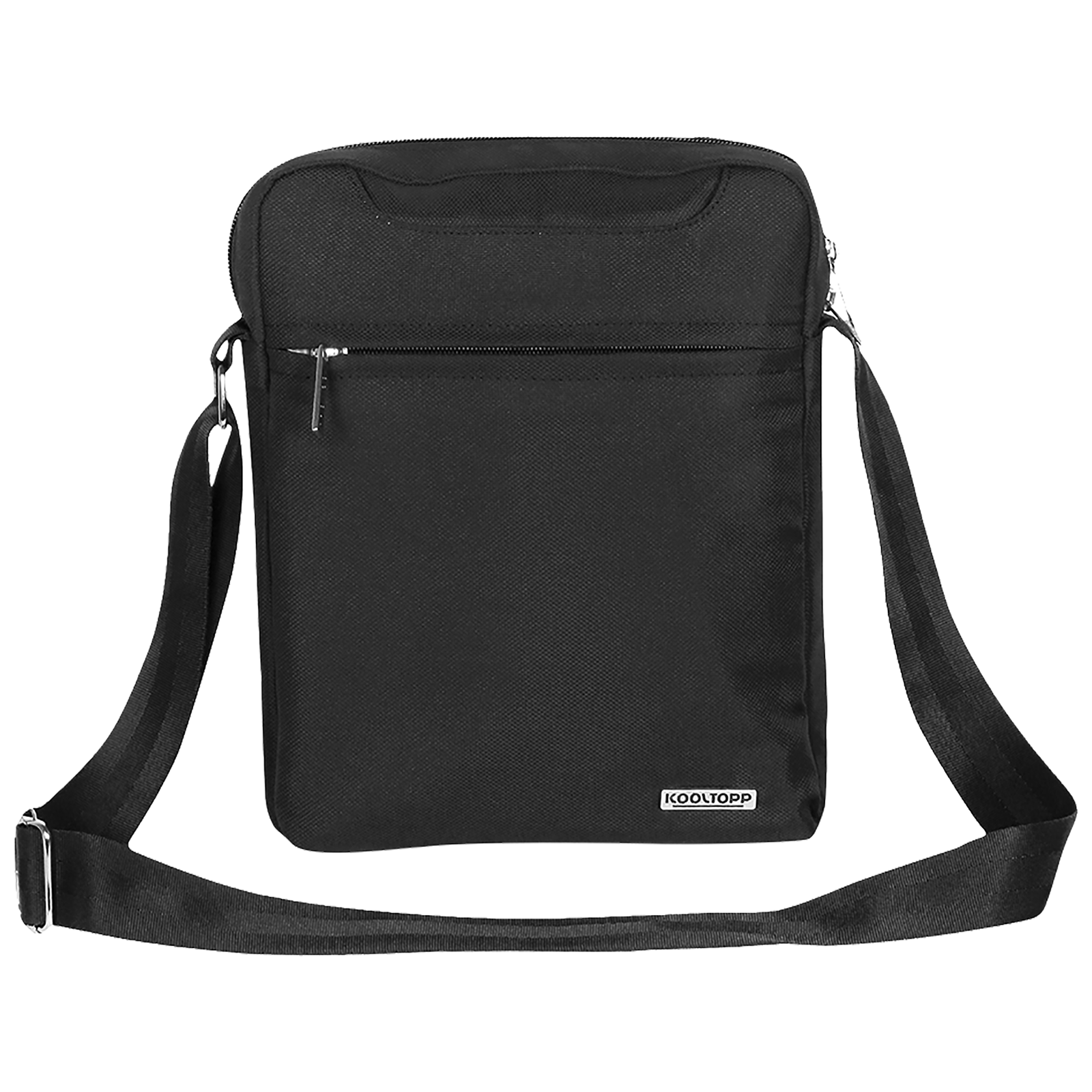KOOLTOPP Suave 4 Litres Polyester Sling Bag (Water Resistant, KT516-01, Black)