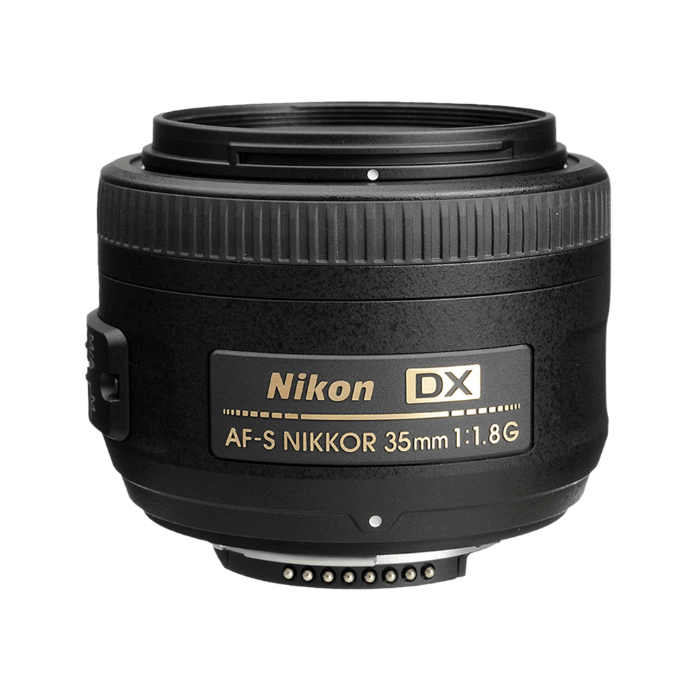 

Nikon AF-S DX NIKKOR 35mm f/1.8 - f/22 Wide-Angle Prime Lens for Nikon F Mount (STM Motor), Black