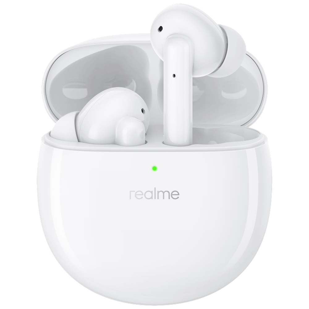 realme Buds Air Pro RMA210 TWS Earbuds with Active Noise Cancellation (IPX4  Water Resistant, Intelligent Touch Control, Soul White)