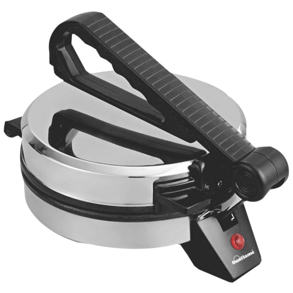 

Sunflame 900 Watt Roti Maker (RM-1, Silver/Black), Stainless steel