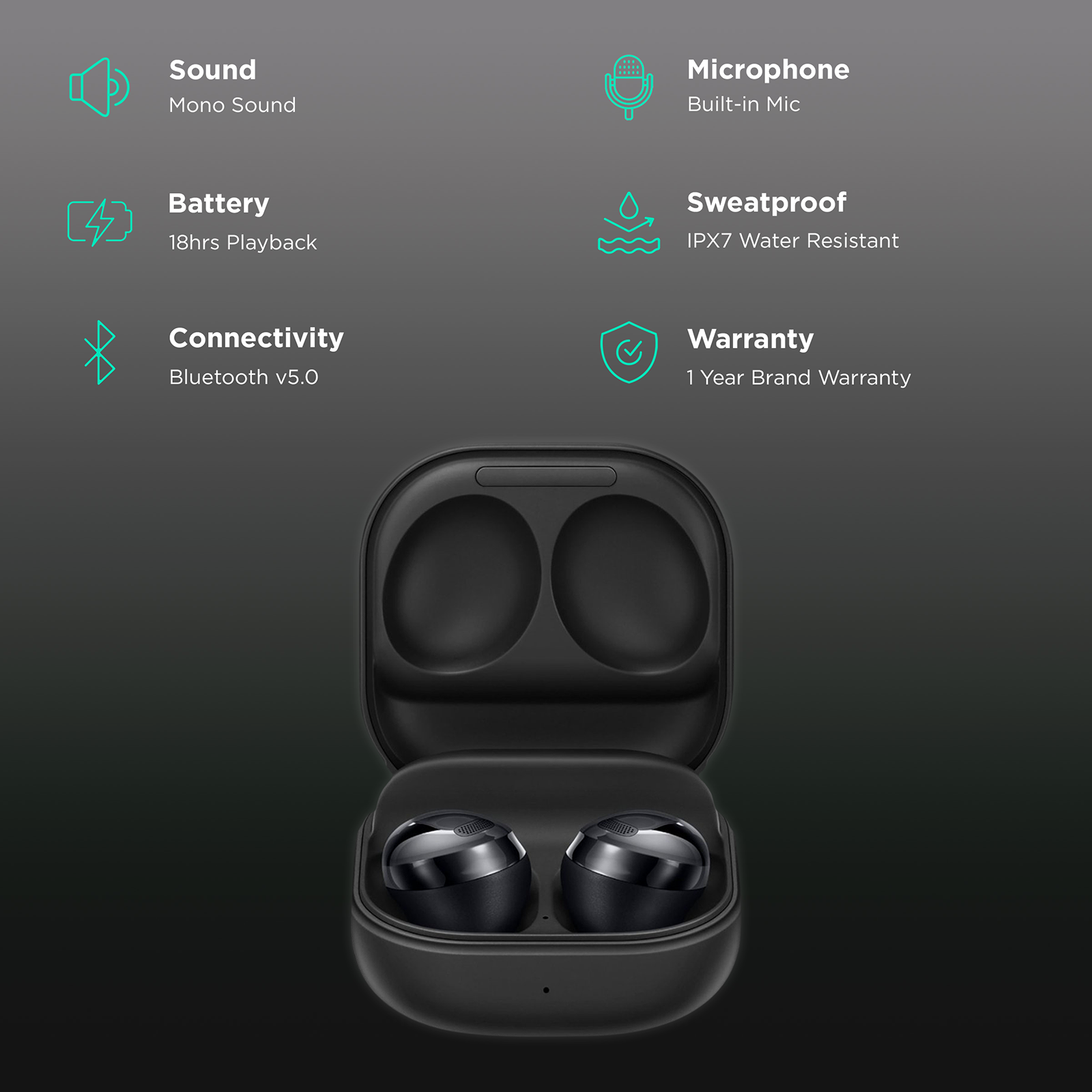 Samsung Galaxy Buds Pro True Wireless Noise Cancelling Earbuds - Phantom  Black