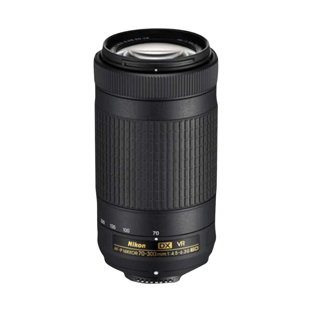 

Nikon AF-P DX NIKKOR 70-300mm f/4.5 - f/6.3 Telephoto Zoom Lens for Nikon F Mount (Near Silent Stepping Motor), Black