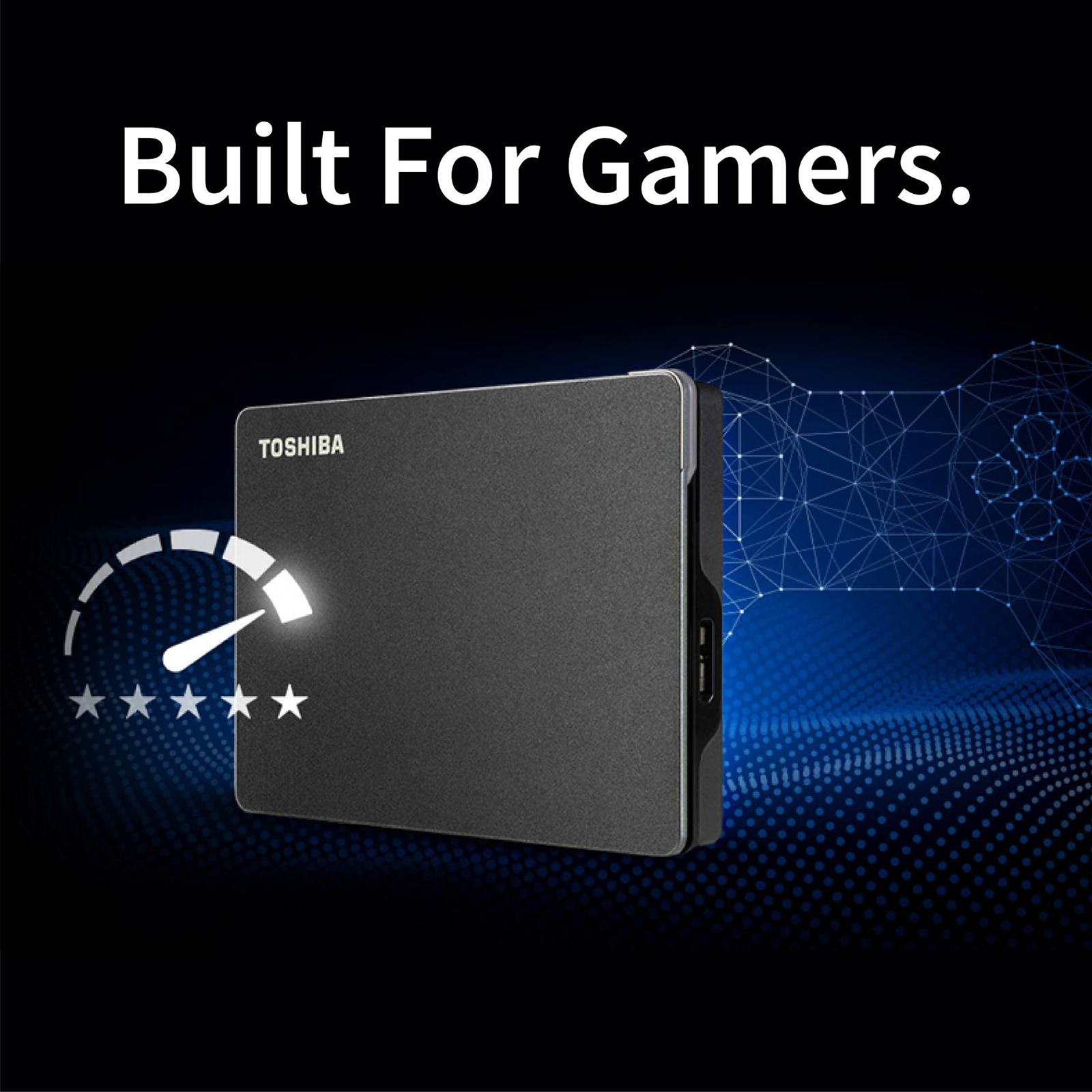 Toshiba Canvio Gaming 4TB Portable USB 3.0 Hard Drive
