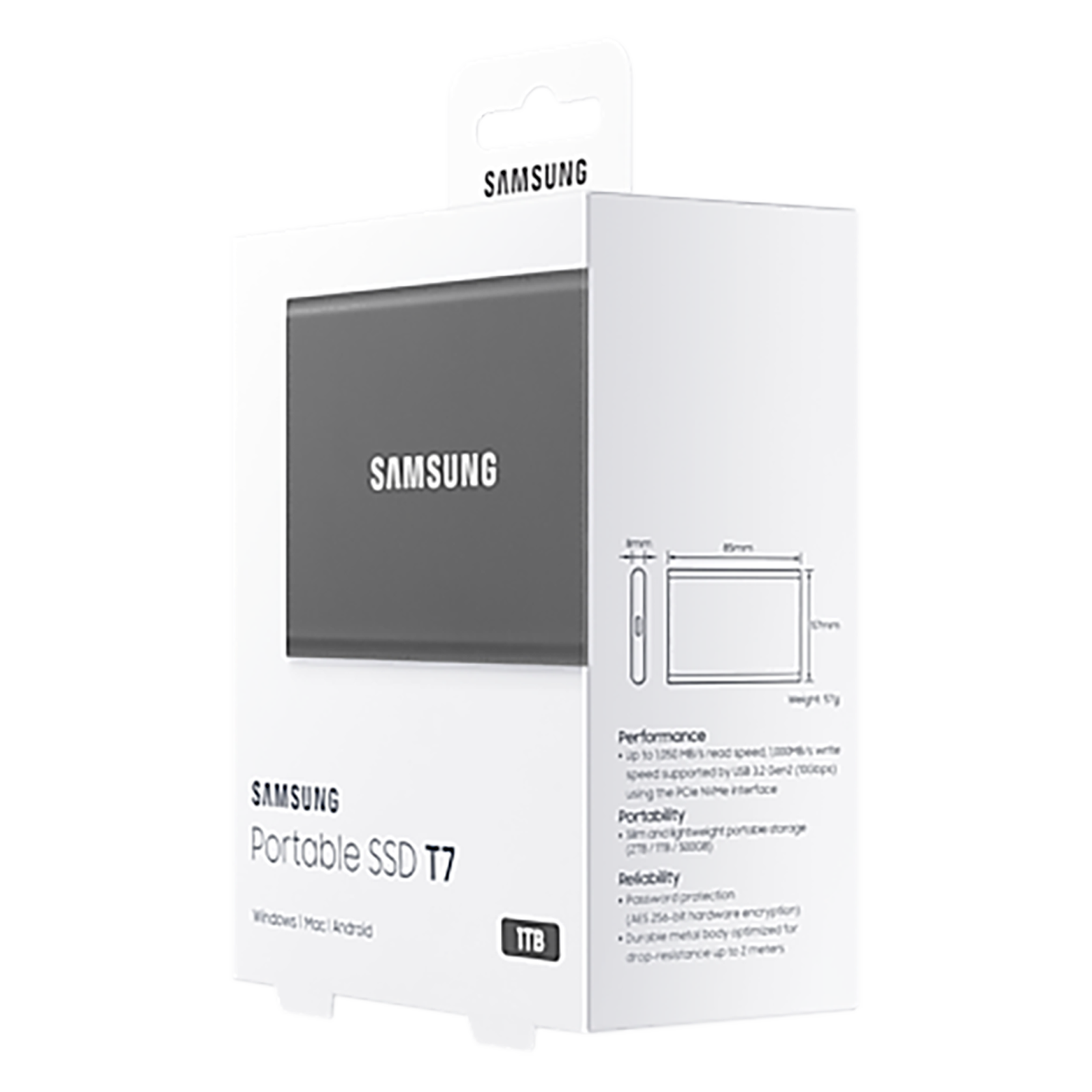 Buy Samsung T7 1 TB USB 3.2 Solid State Drive (UASP Mode, MU-PC1T0H/WW,  Indigo Blue) Online - Croma