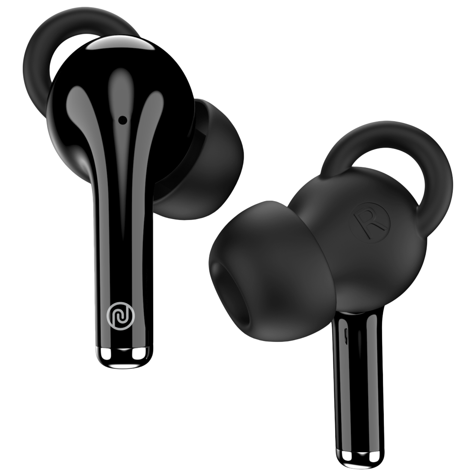 noise Bare Buds TWS Earbuds with Environmental Noise Cancellation (IPX5 Water Resistant, 9mm Speaker Driver, Bare Black)