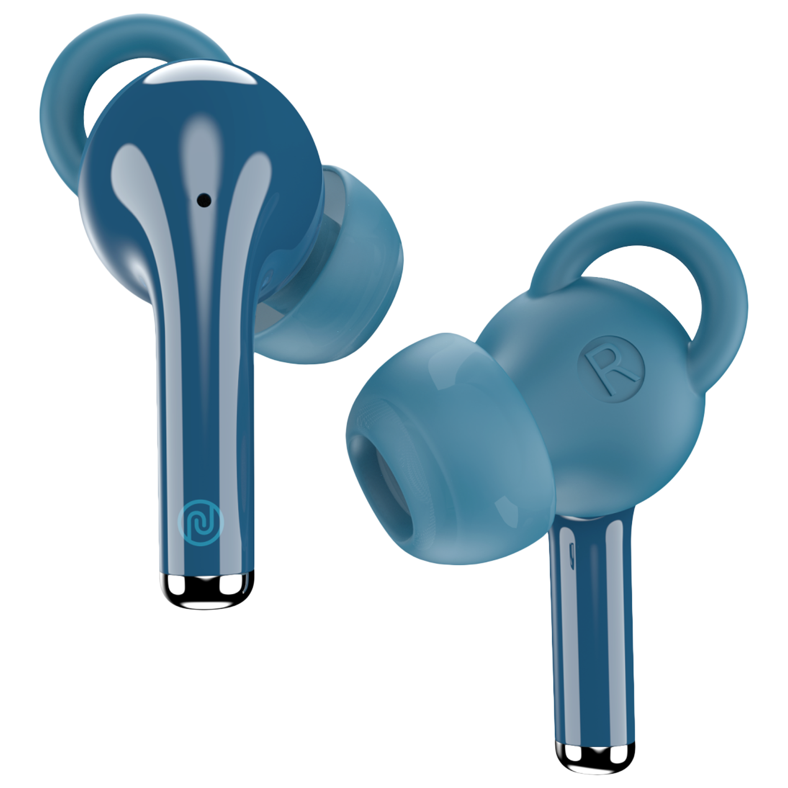 noise Bare Buds TWS Earbuds with Environmental Noise Cancellation (IPX5 Water Resistant, 9mm Speaker Driver, Bare Blue)
