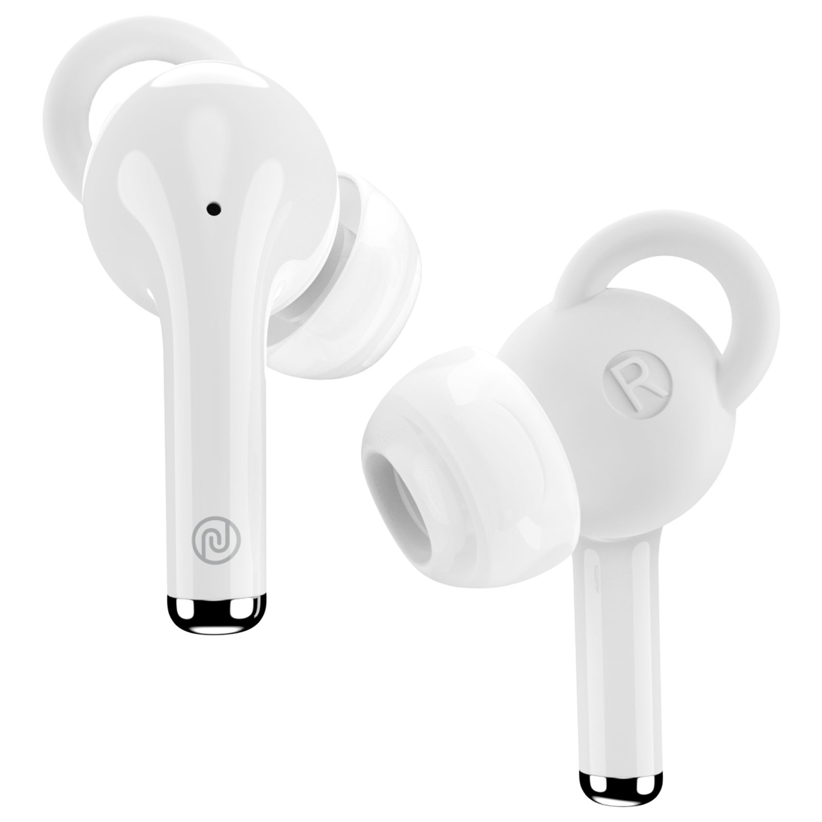 noise Bare Buds TWS Earbuds with Environmental Noise Cancellation (IPX5 Water Resistant, 9mm Speaker Driver, Bare White)