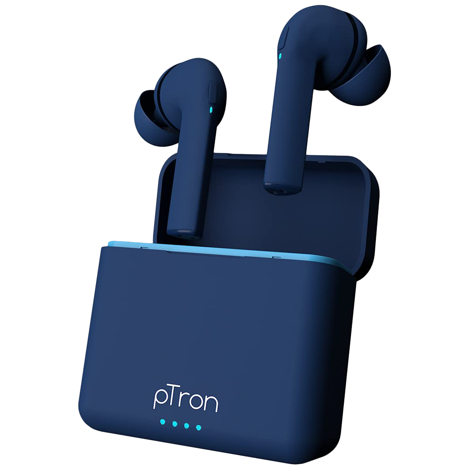 

pTron Bassbuds Vista TWS Earbuds with Passive Noise Cancellation (IPX4 Sweat Resistant, 12 Hours Playtime, Blue)