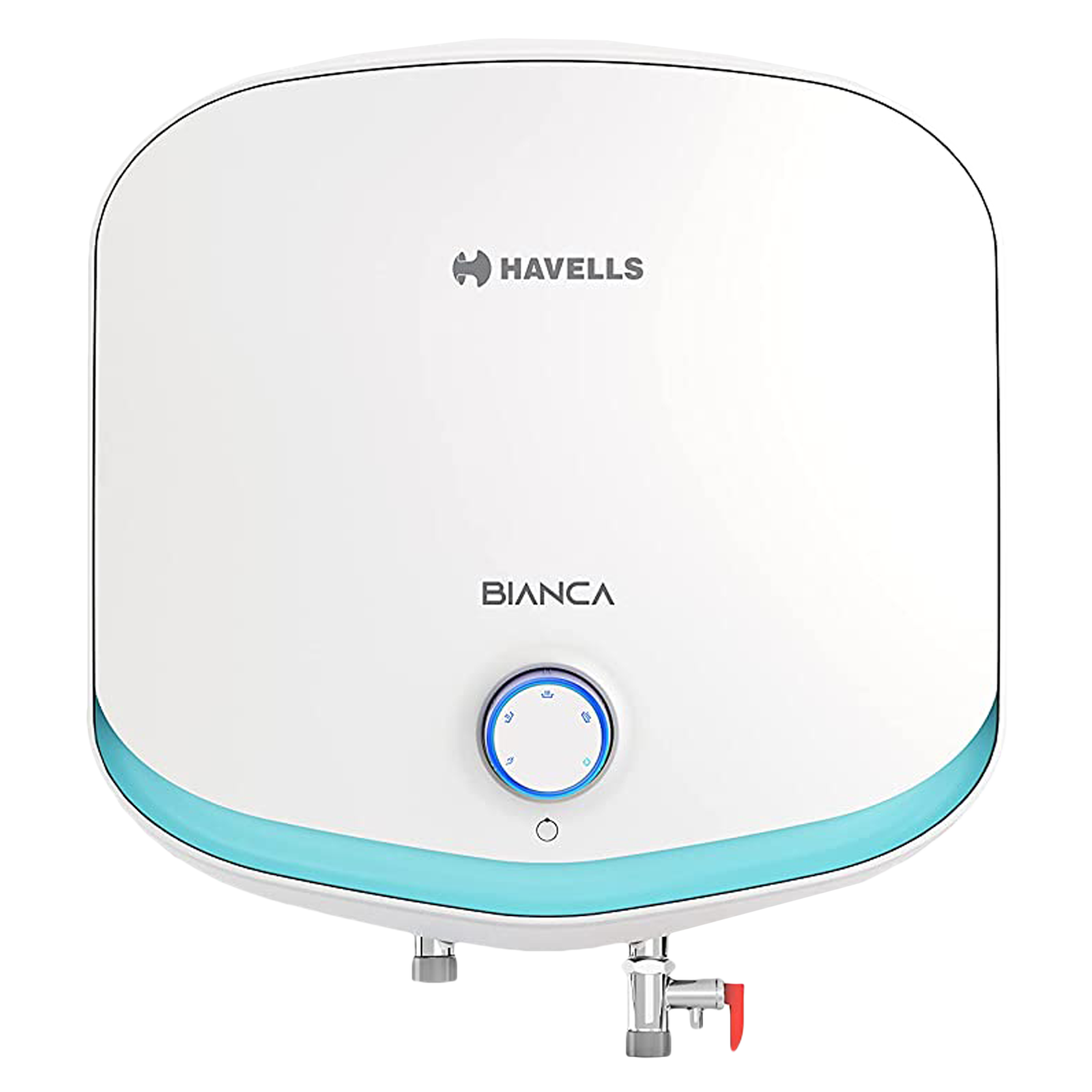 HAVELLS Bianca 25 Litres 5 Star Storage Water Geyser (2000 Watts, GHWCBNTWH025, White and Blue)