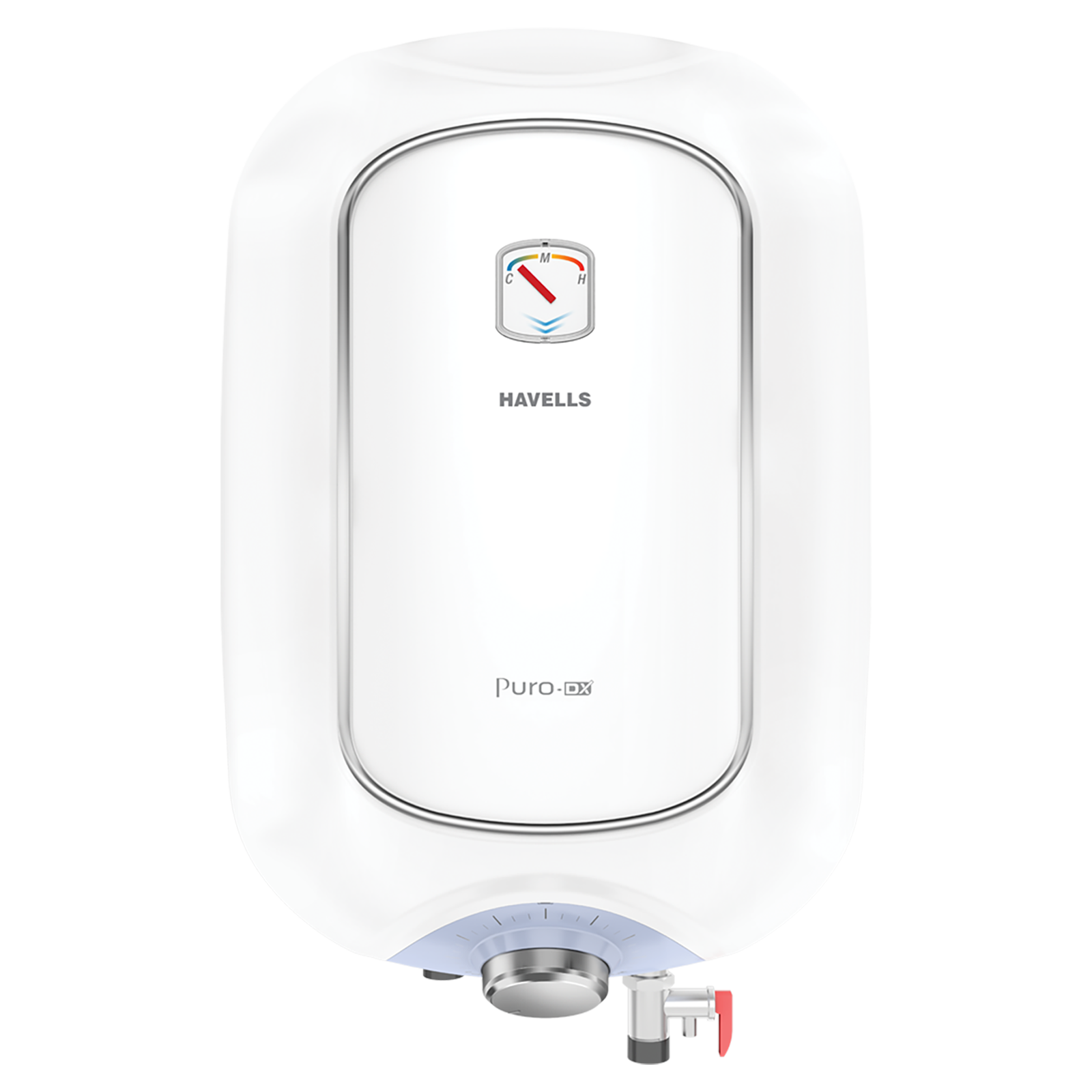 HAVELLS Puro DX 10 Litres Vertical Storage Water Geyser (GHWAPDTWB010, White)