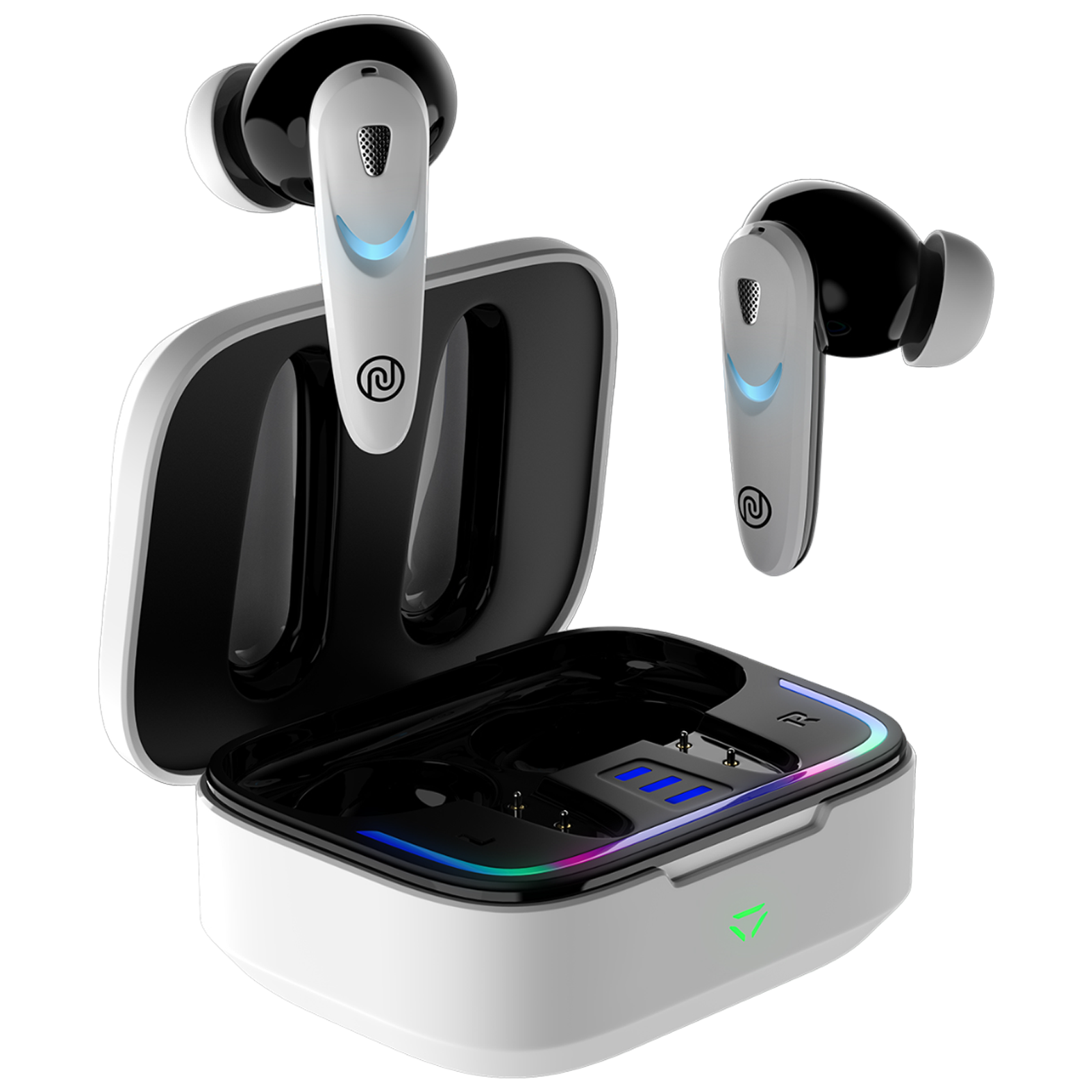 

noise Buds Combat X TWS Earbuds with Environmental Noise Cancellation (IPX5 Water Resistant, Instacharge, Covert White)