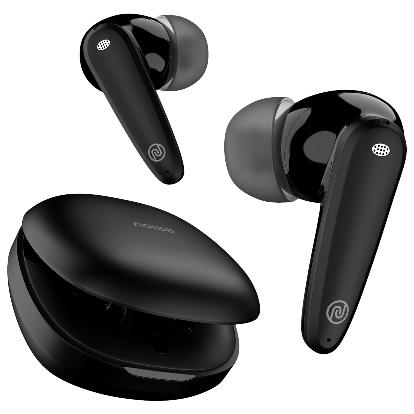 noise Buds VS404 TWS Earbuds with Environmental Noise Cancellation (IPX5 Water Resistant, Instacharge, Jet Black)
