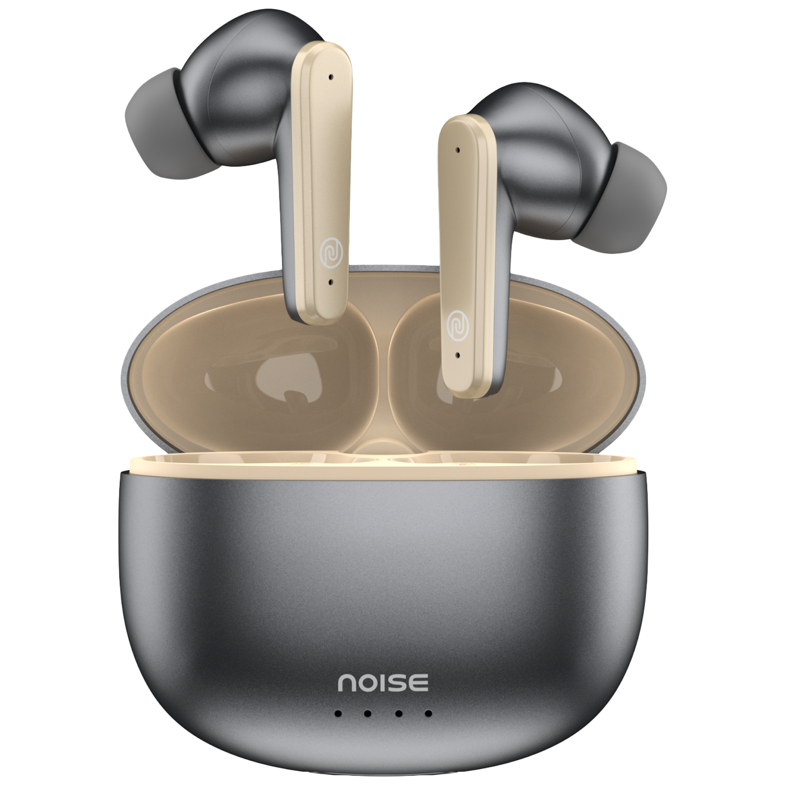 noise Buds VS104 Max TWS Earbuds with Active Noise Cancellation (IPX5 Water Resistant, Instacharge, Silver Grey)