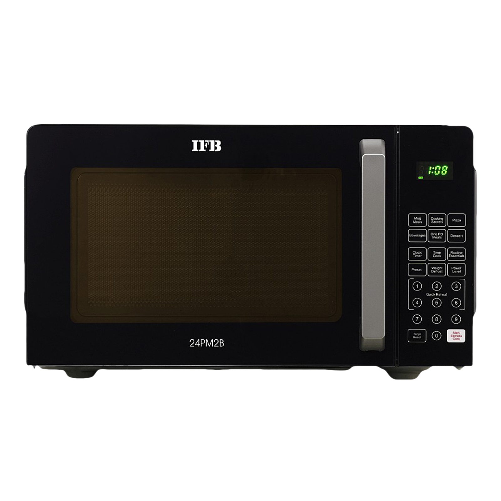 IFB 24PM2B 24L Solo Microwave Oven with Multi Stage Cooking (Black)