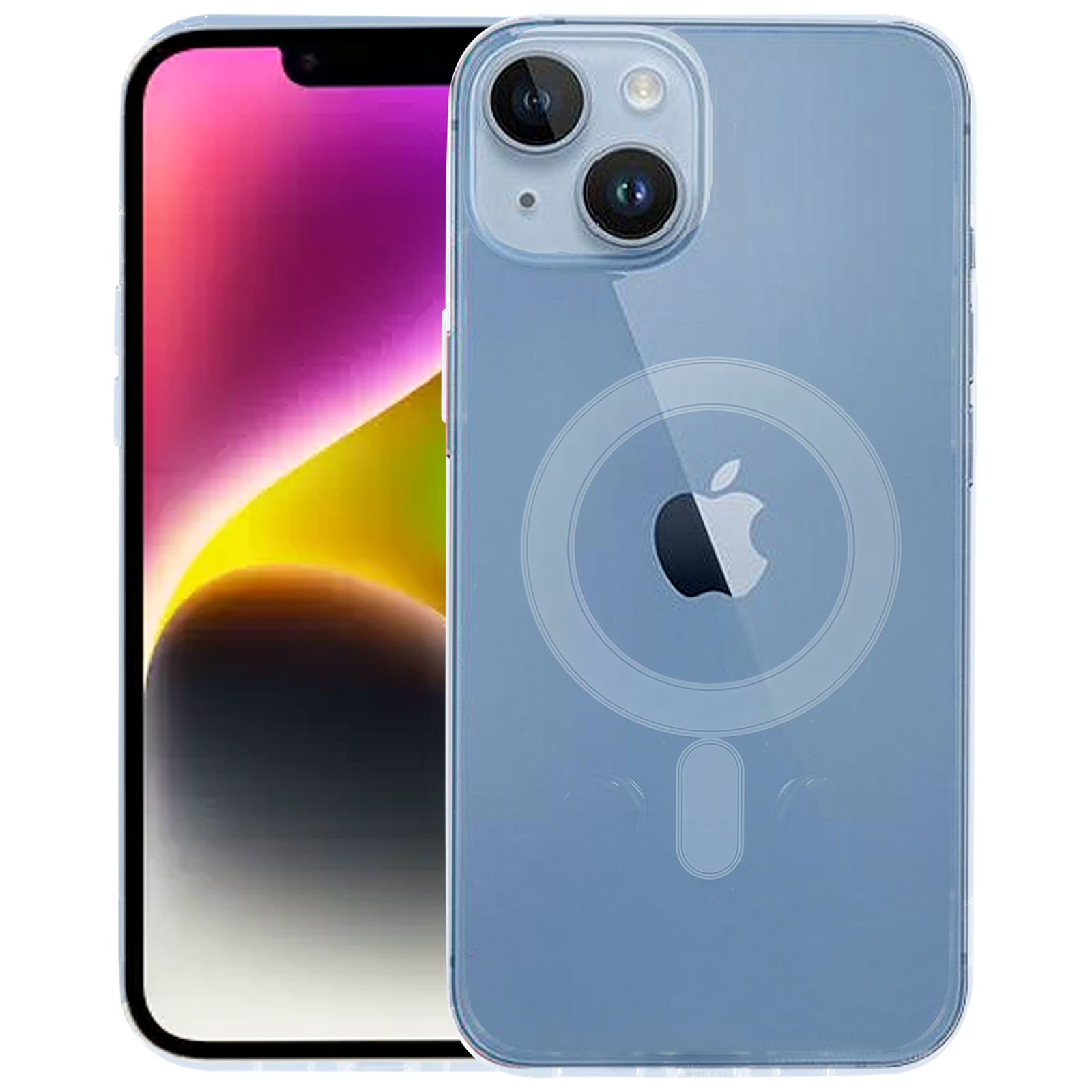 Croma TPU Back Case for Apple iPhone 14 Plus (Apple Compatible, Transparent)