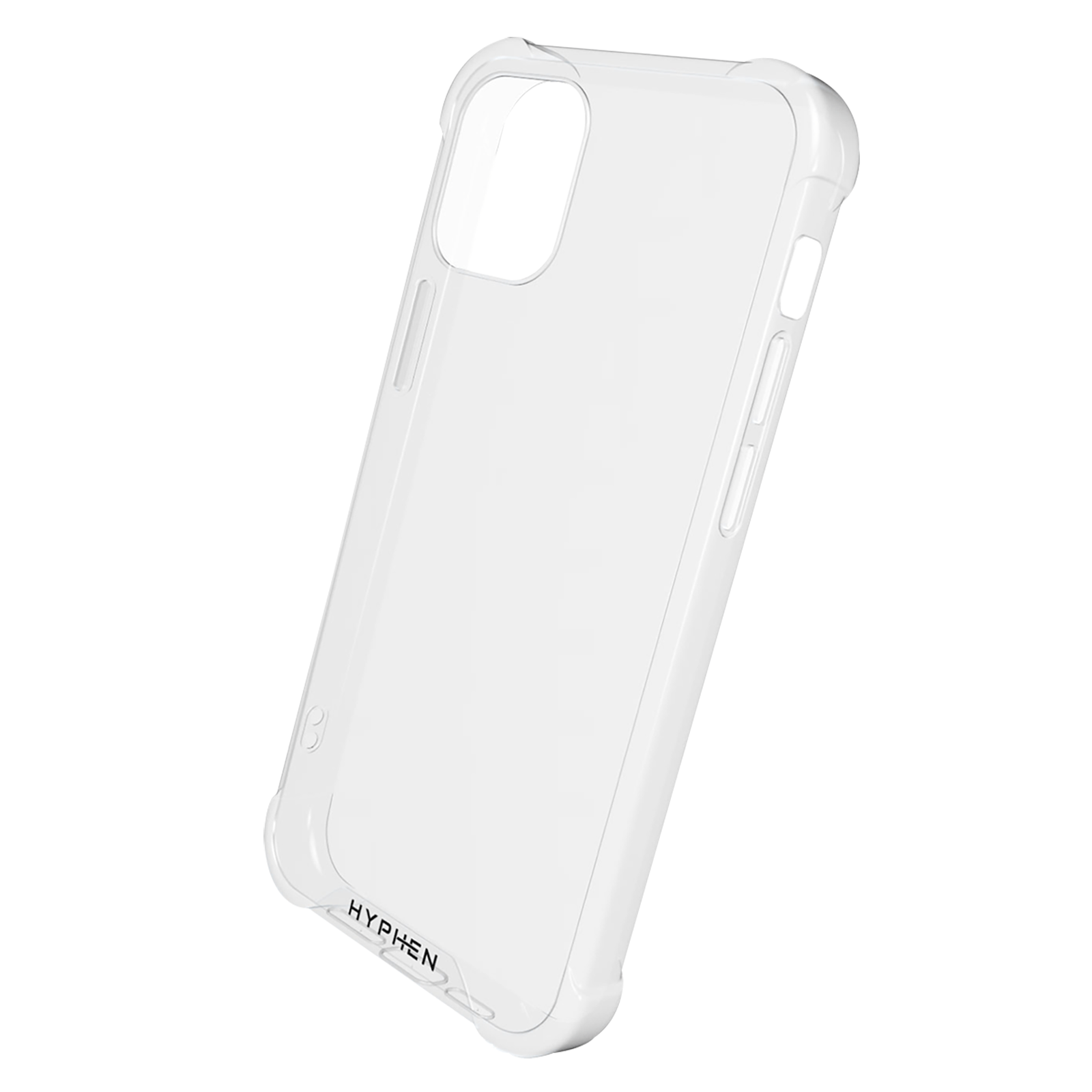 Buy Hyphen TPU and PC Back Case For iPhone 12 Mini (Compact, Flexible and  Slim, HPC-DXII540442, Clear) Online - Croma