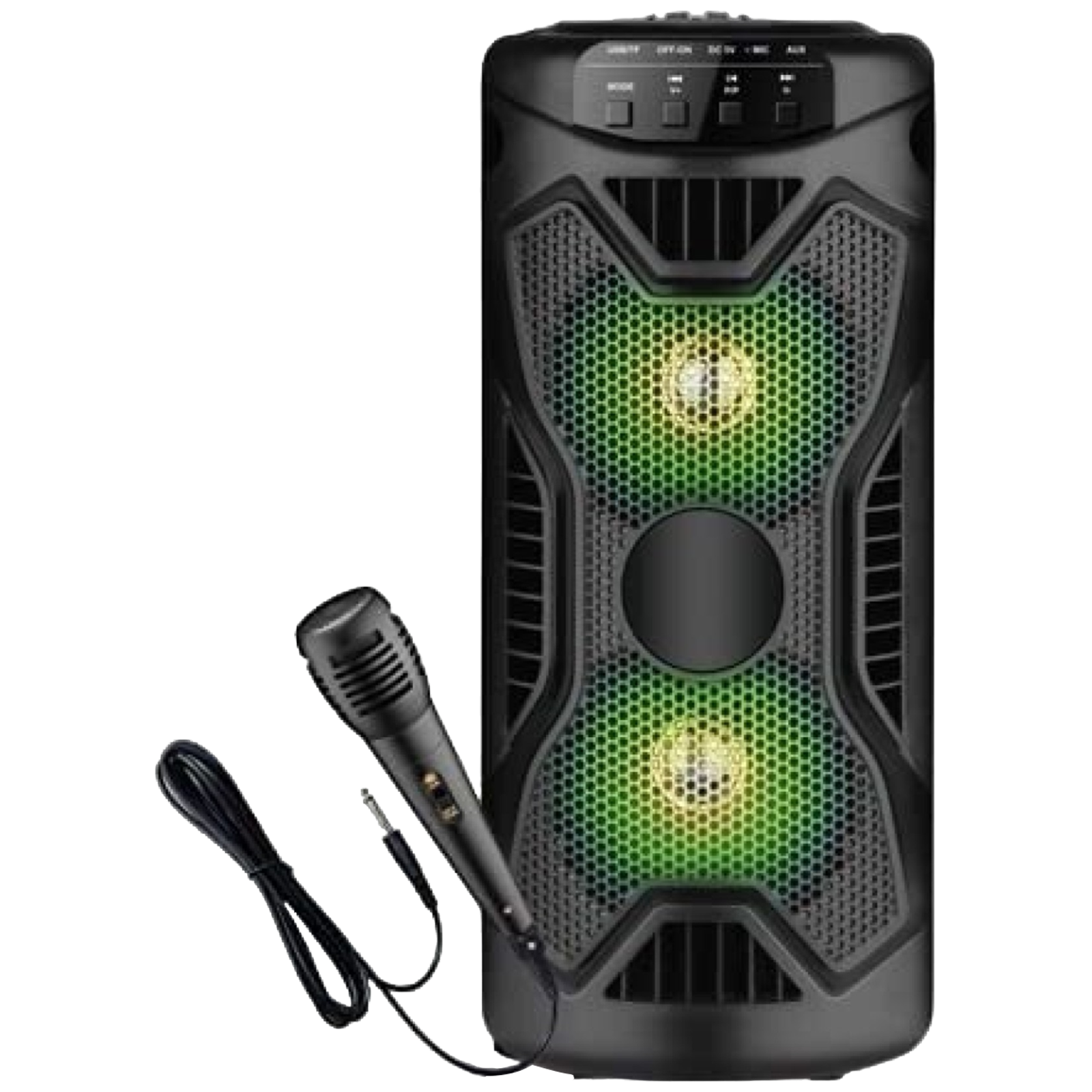 

KRISONS Rockstar 25W Multimedia Speaker (Bluetooth Connectivity, 2.0 Channel, Black)