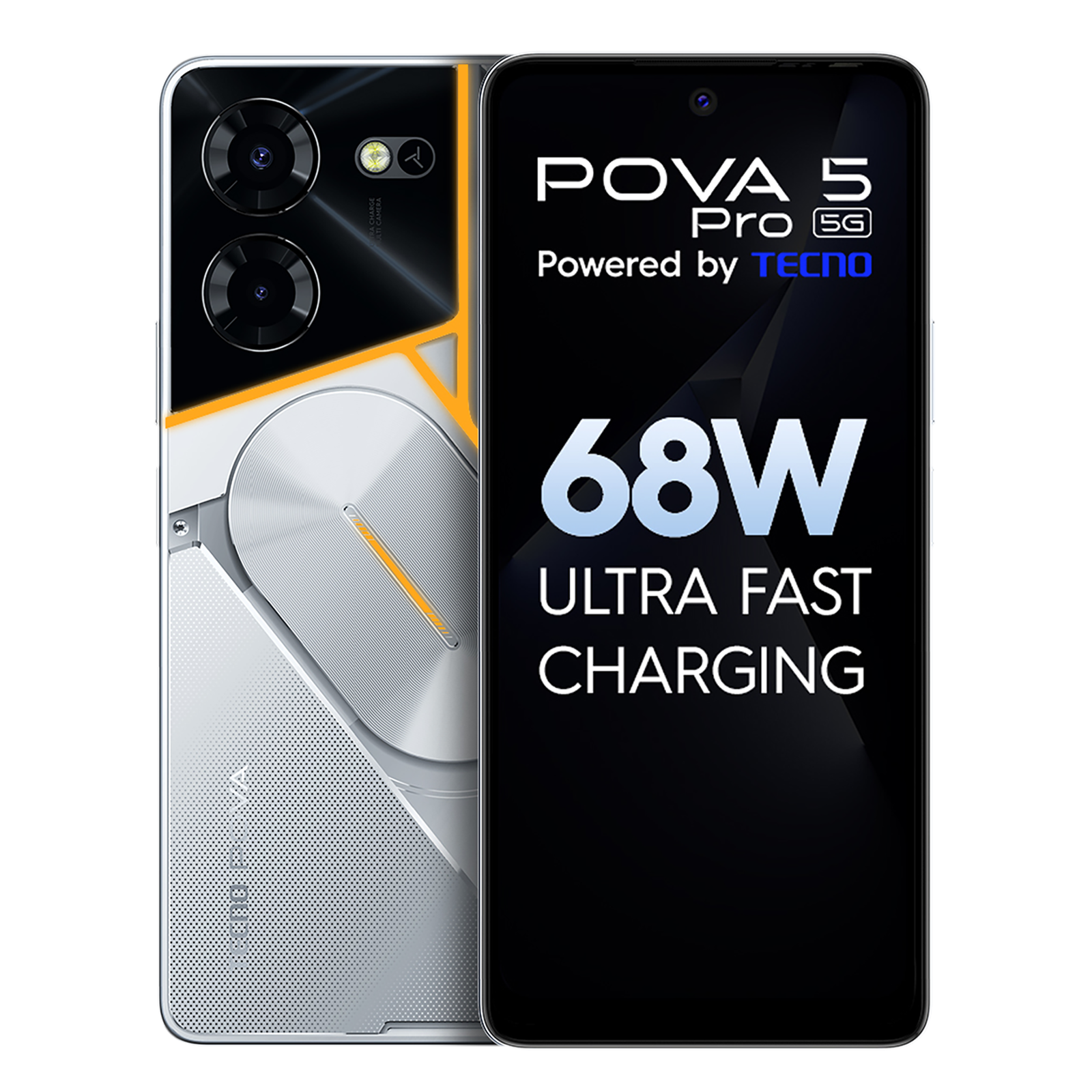 

TECNO Pova 5 Pro 5G (8GB RAM, 256GB, Silver Fantasy)