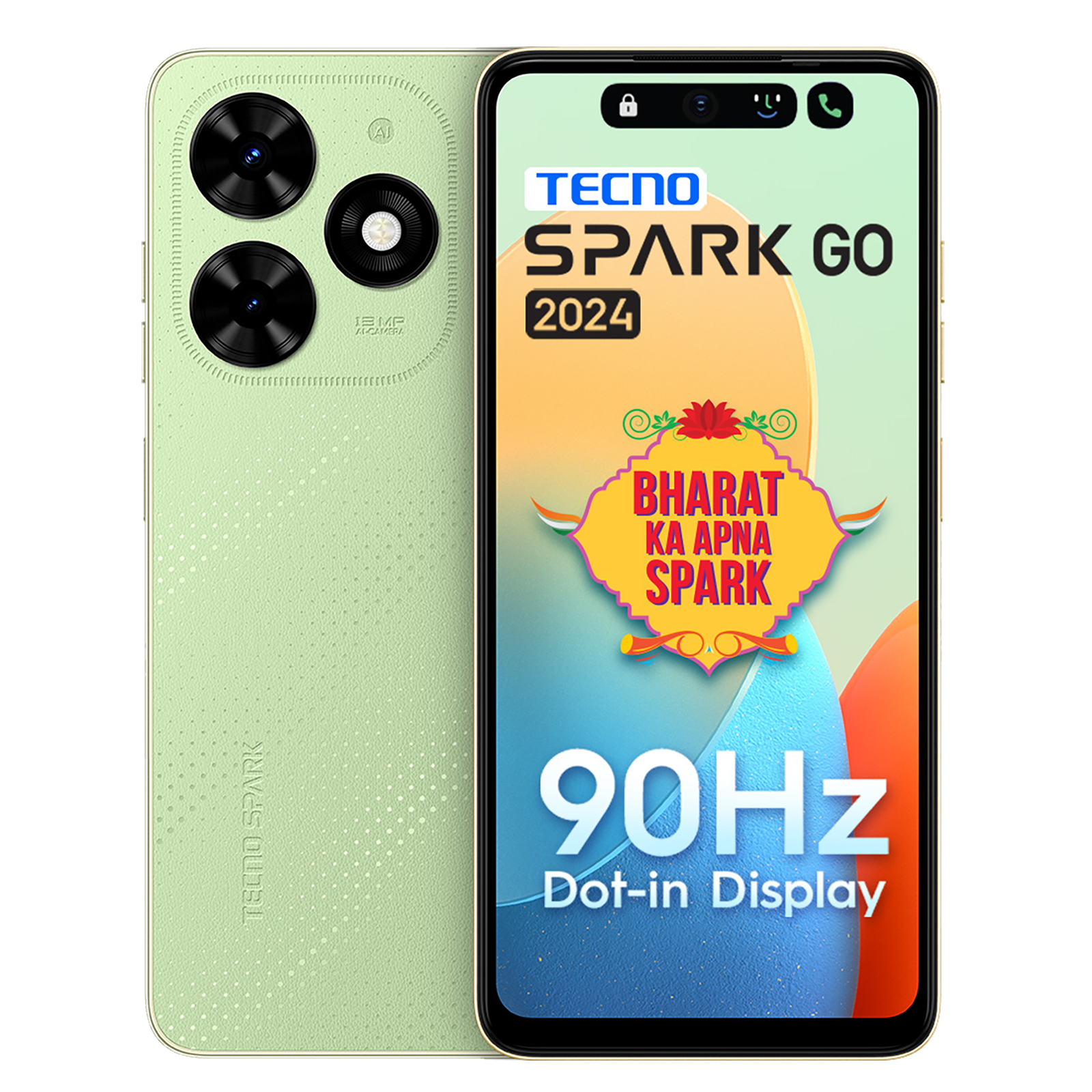 

TECNO Spark Go 2024 (4GB RAM, 64GB, Magic Skin Green)