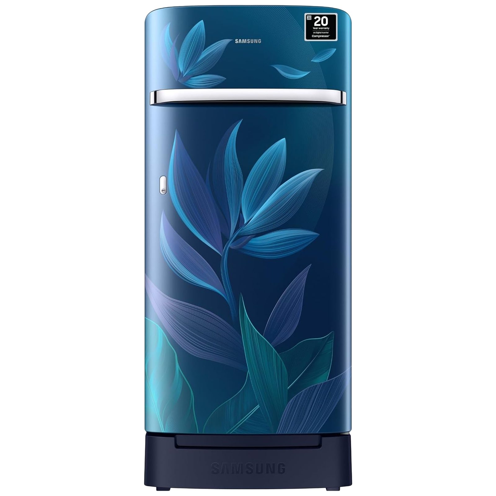 

SAMSUNG 215 Litres 5 Star Direct Cool Single Door Refrigerator with Anti Bacterial Gasket (RR23D2H359UHL, Paradise Bloom Blue)